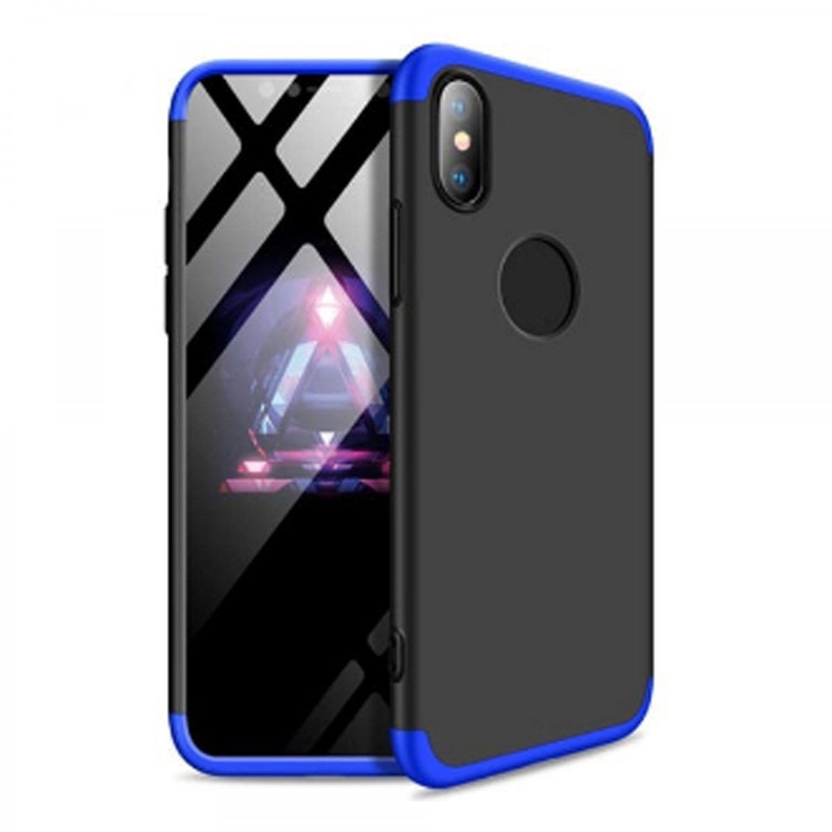 Nettech Apple iPhone XS Max Uyumlu Ön Arka Koruma Arka Koruma Kılıf VR-11843