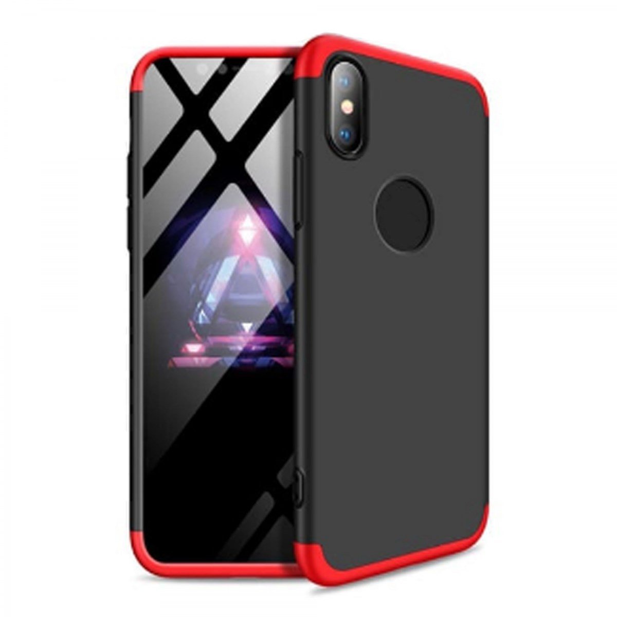 Nettech Apple iPhone XS Max Uyumlu Ön Arka Koruma Arka Koruma Kılıf VR-11843