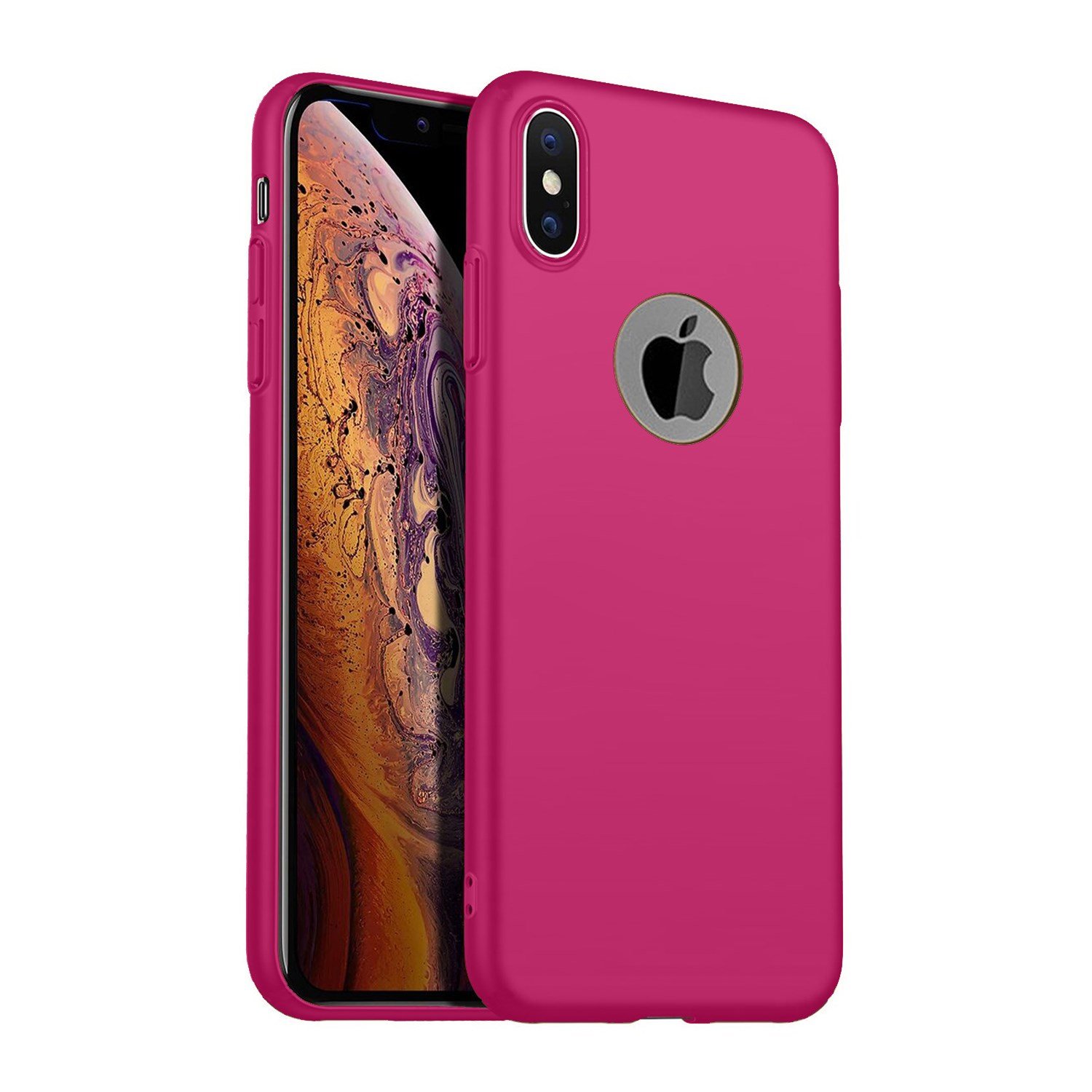 Nettech Apple iPhone XS Max Uyumlu Suide Arka Koruma Kılıf VR-11272
