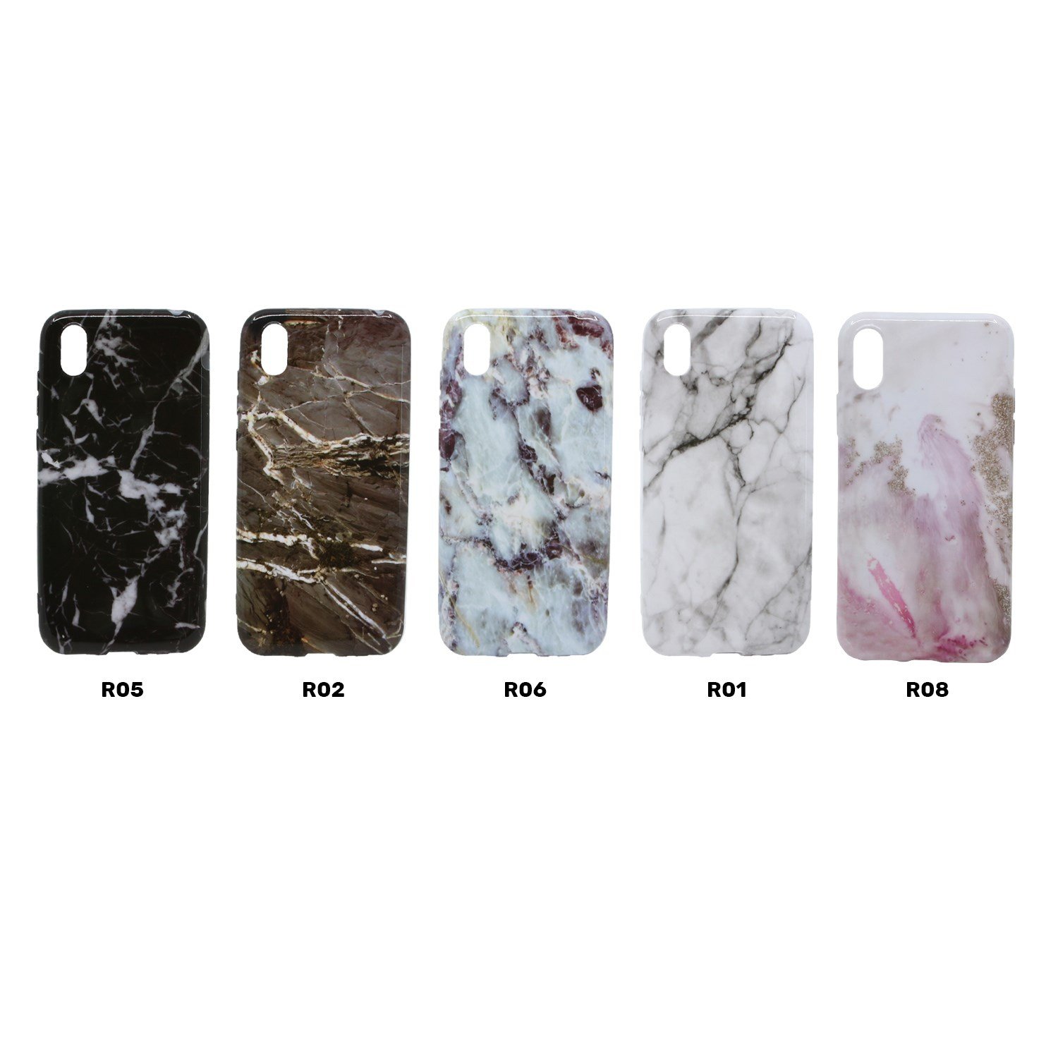 Nettech Apple iPhone XS Uyumlu Mermer Desenli Arka Koruma Kılıf NT-28592