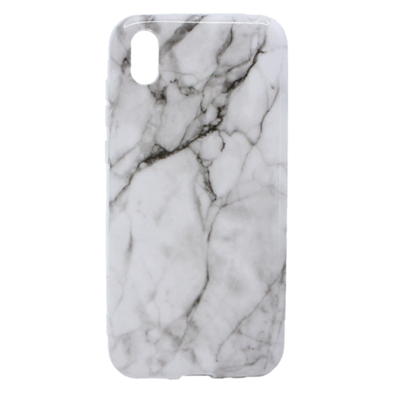 Nettech Apple iPhone XS Uyumlu Mermer Desenli Arka Koruma Kılıf NT-28592