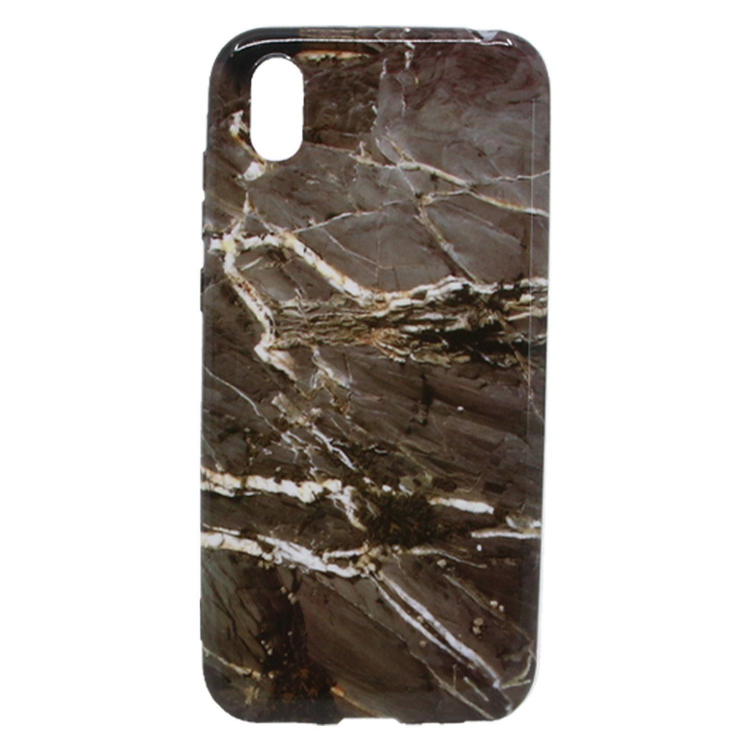 Nettech Apple iPhone XS Uyumlu Mermer Desenli Arka Koruma Kılıf NT-28592