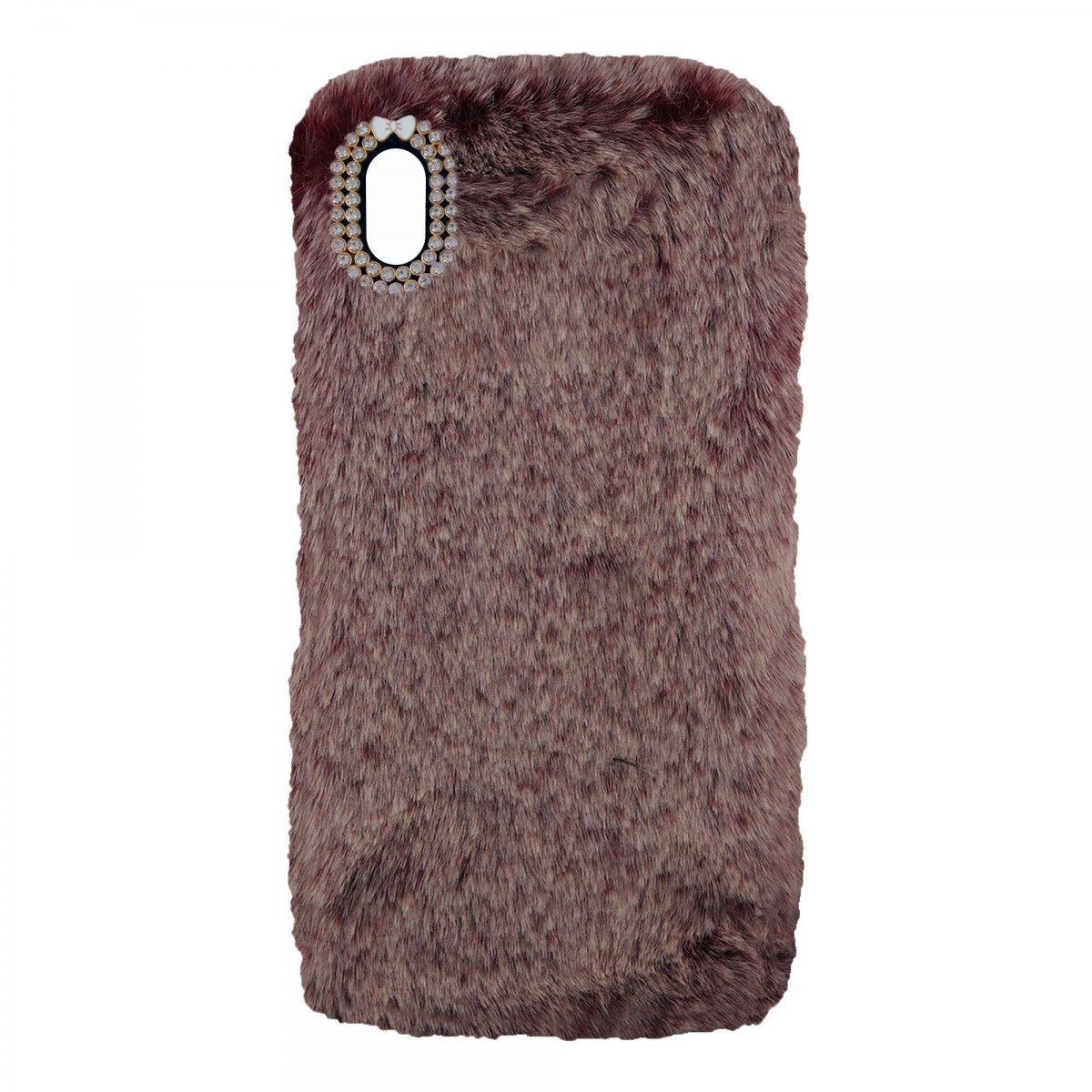 Nettech Apple iPhone XS Uyumlu Peluş Arka Koruma Kılıf VR-12981