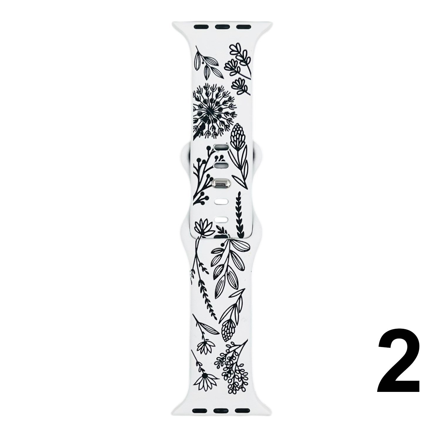 Nettech Apple Watch Seri 40/38 mm Uyumlu Desenli Silikon Kordon NT-115487