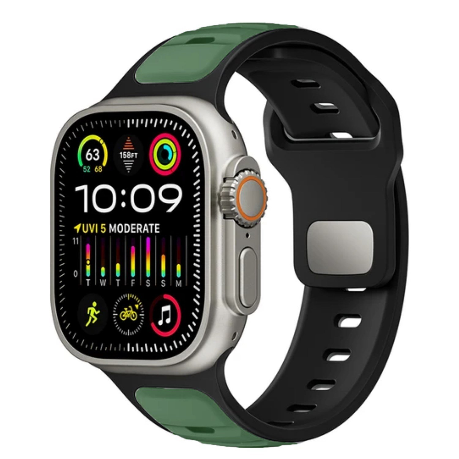 Nettech Apple Watch Seri 42/44 mm Uyumlu Silikon Kordon NT-115473