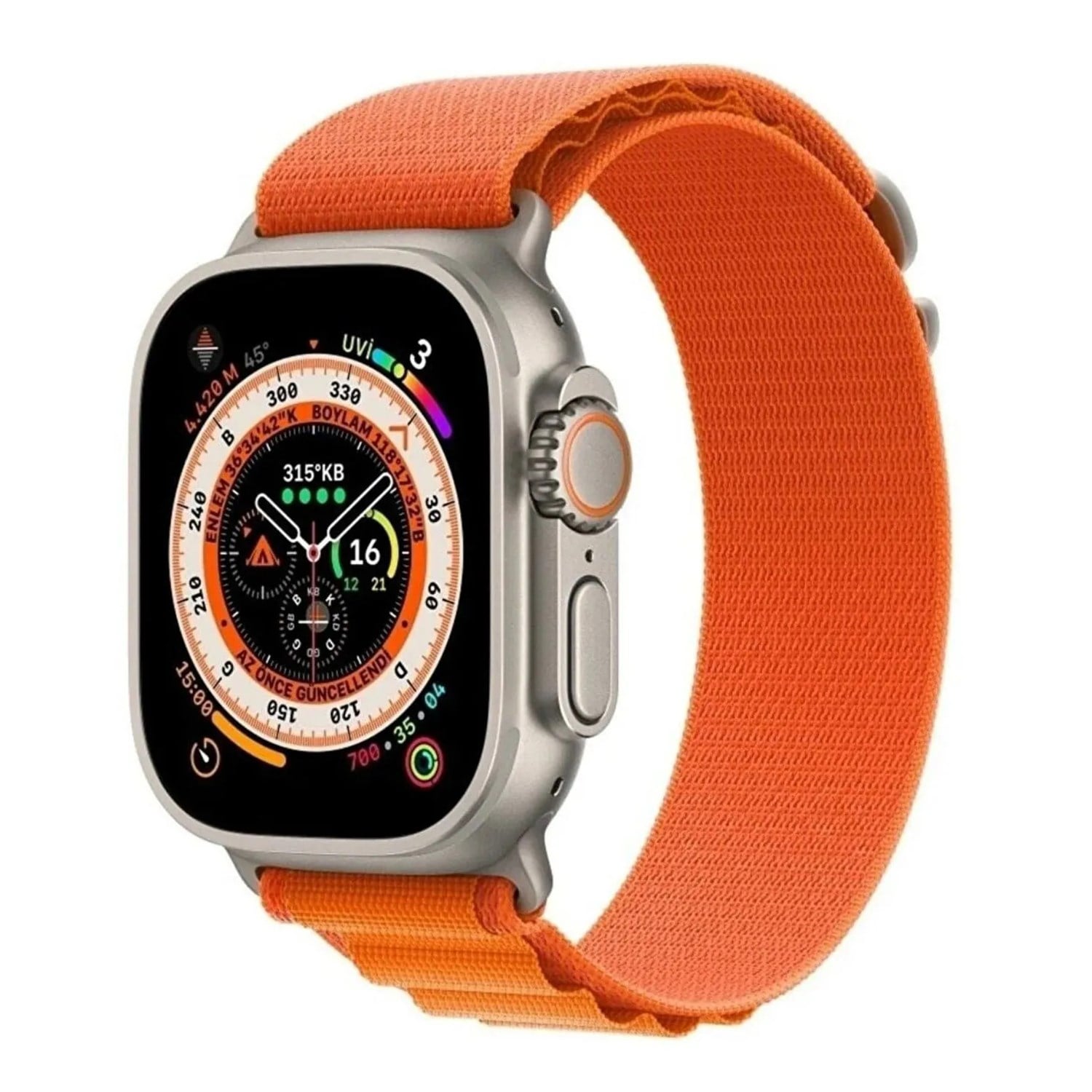 Nettech Apple Watch Seri 42/44 mm Uyumlu Kumaş Kordon NT-100592