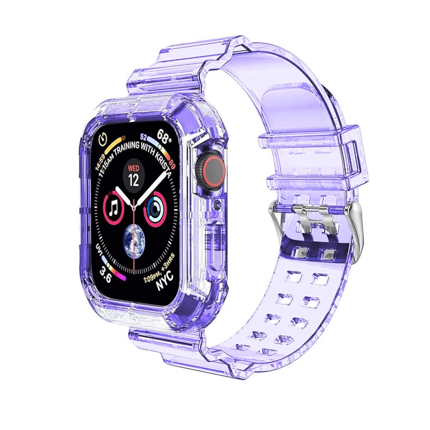 Nettech Apple Watch Seri 44/42 mm Uyumlu Kasa Korumalı Kordon NT-102999