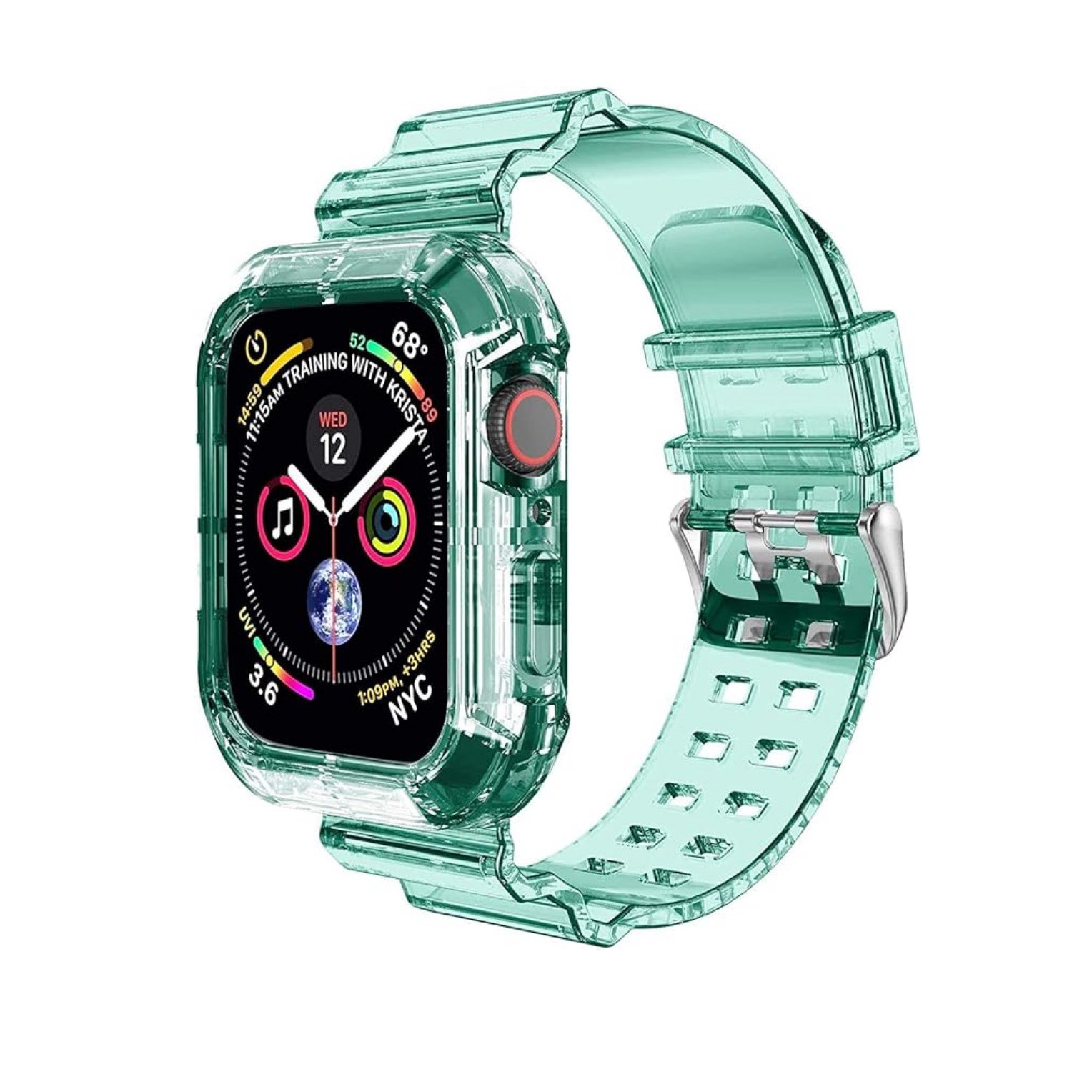 Nettech Apple Watch Seri 44/42 mm Uyumlu Kasa Korumalı Kordon NT-102999