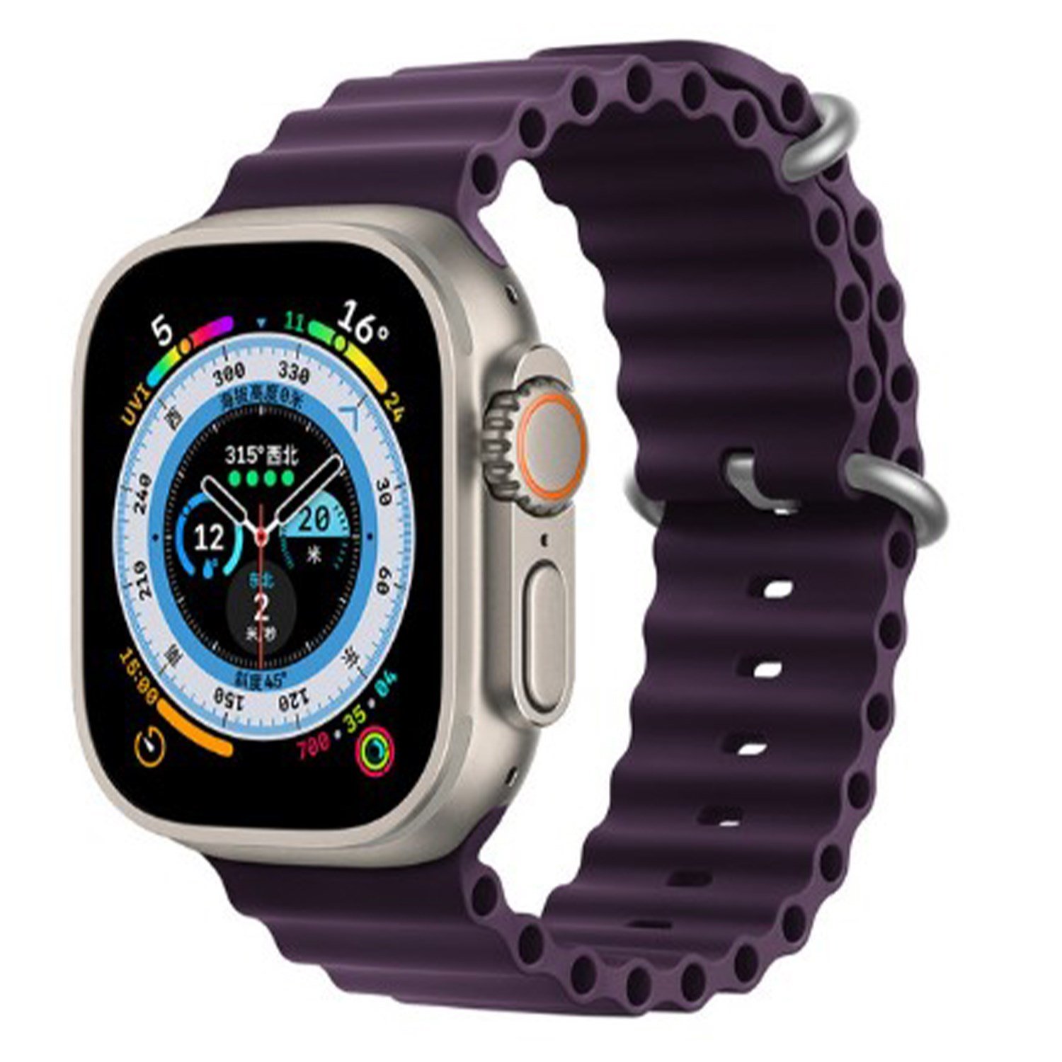Nettech Apple Watch Seri 44/42 mm Uyumlu Silikon Kordon NT-100587