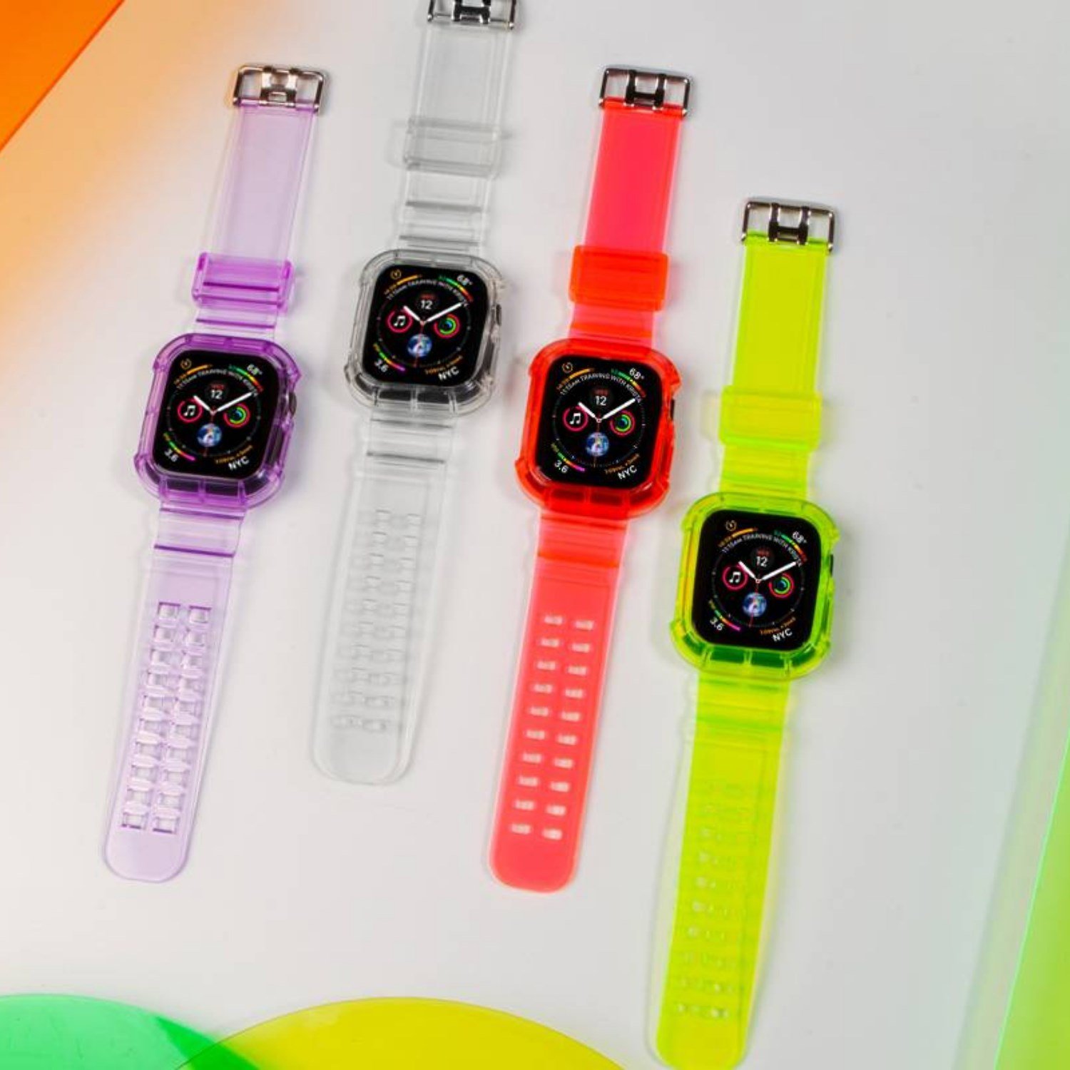 Nettech Apple Watch Seri 44/42 mm Uyumlu Kasa Korumalı Kordon NT-102999