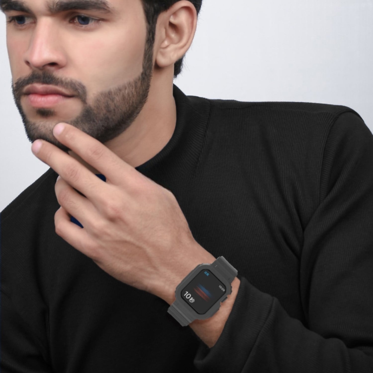 Nettech Apple Watch Seri 44/42 mm Uyumlu Kasa Korumalı Kordon NT-102999