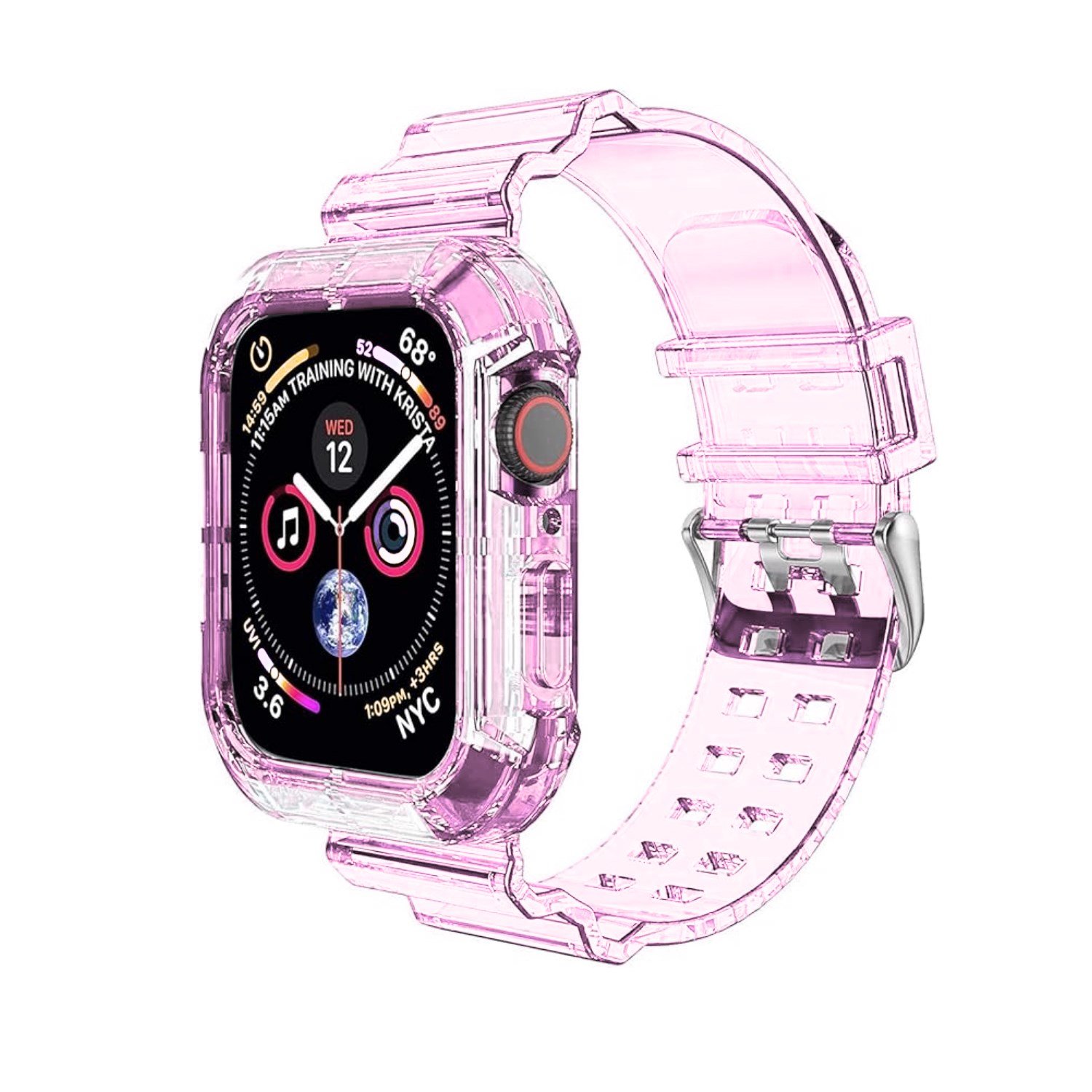 Nettech Apple Watch Seri 44/42 mm Uyumlu Kasa Korumalı Kordon NT-102999