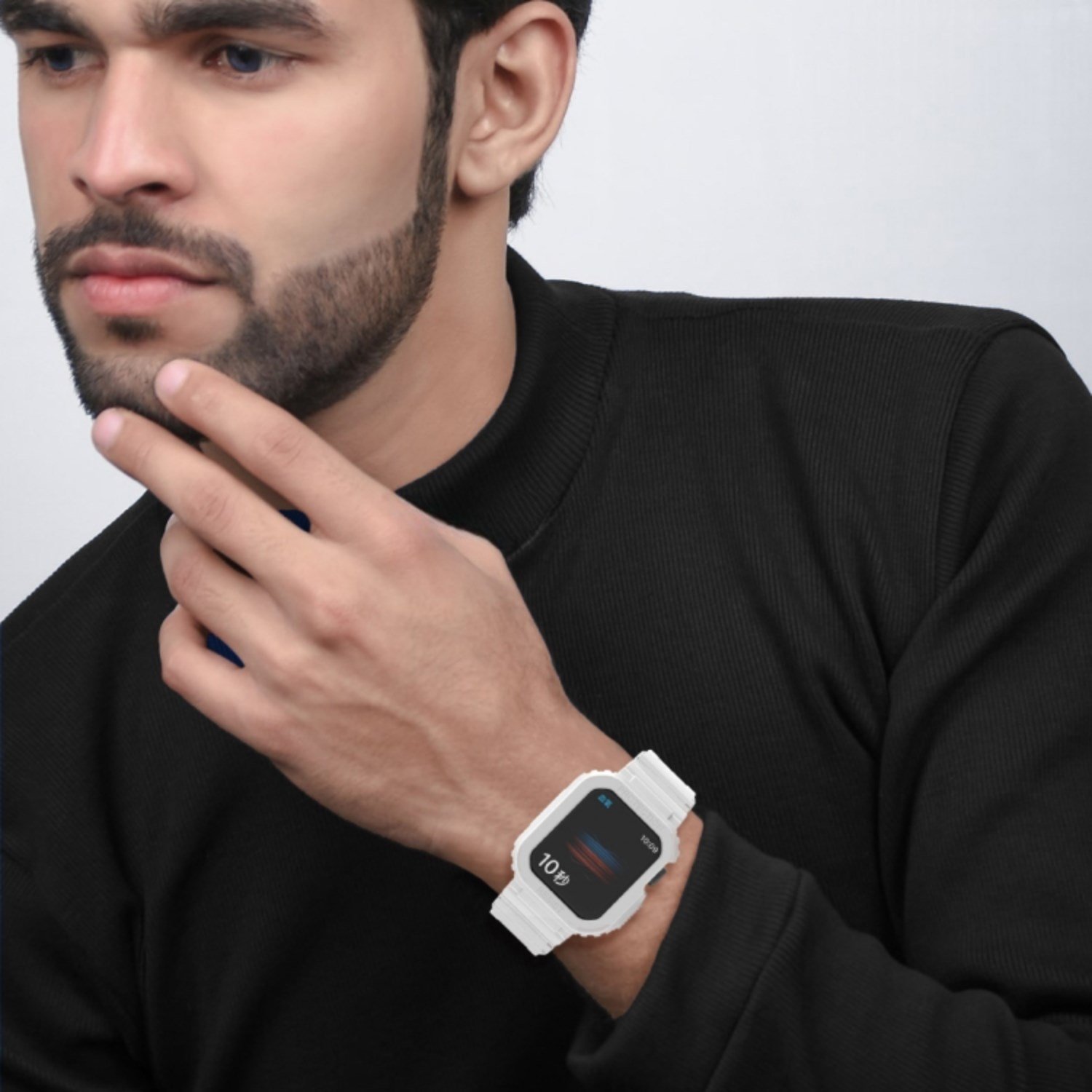 Nettech Apple Watch Seri 44/42 mm Uyumlu Kasa Korumalı Kordon NT-102999