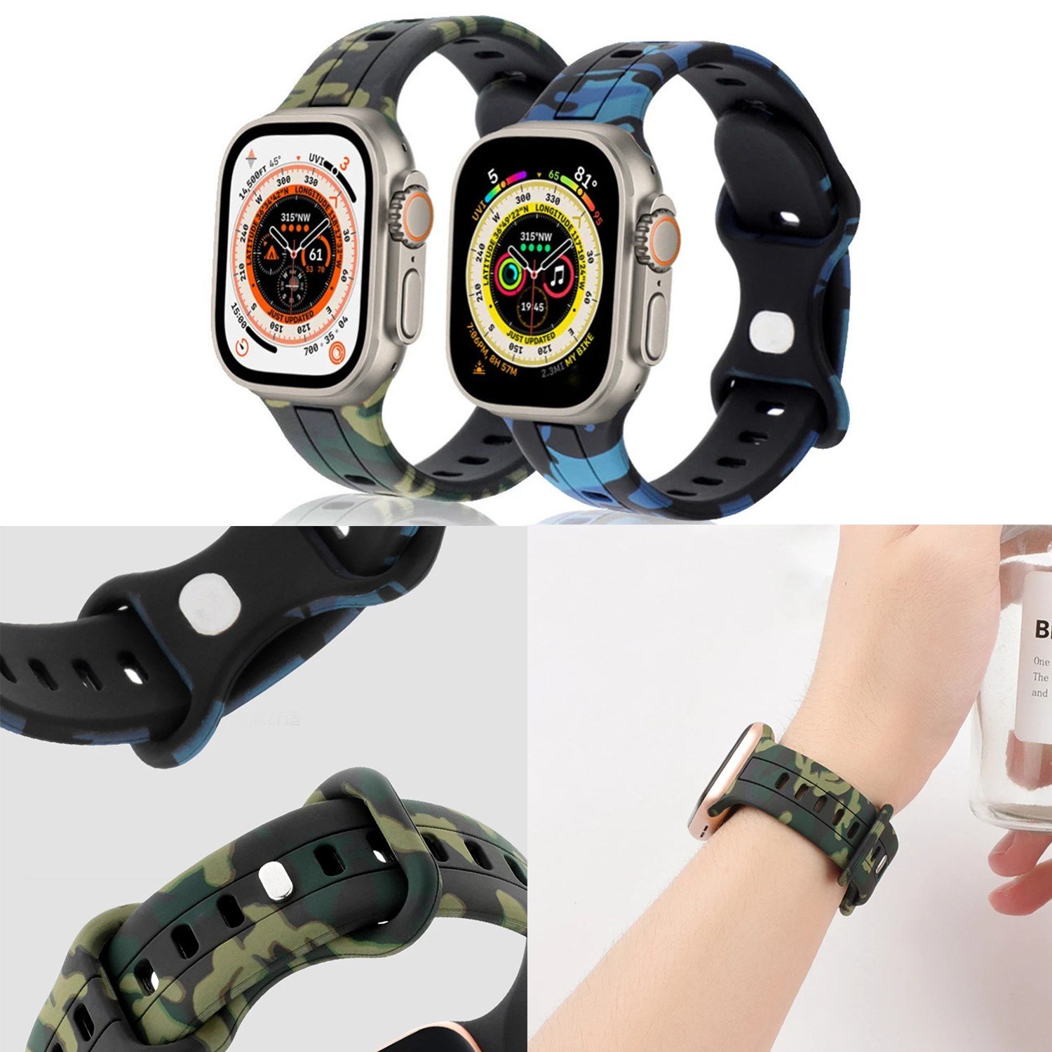 Nettech Apple Watch Series 10 46 mm Uyumlu Silikon Kordon NT-112484