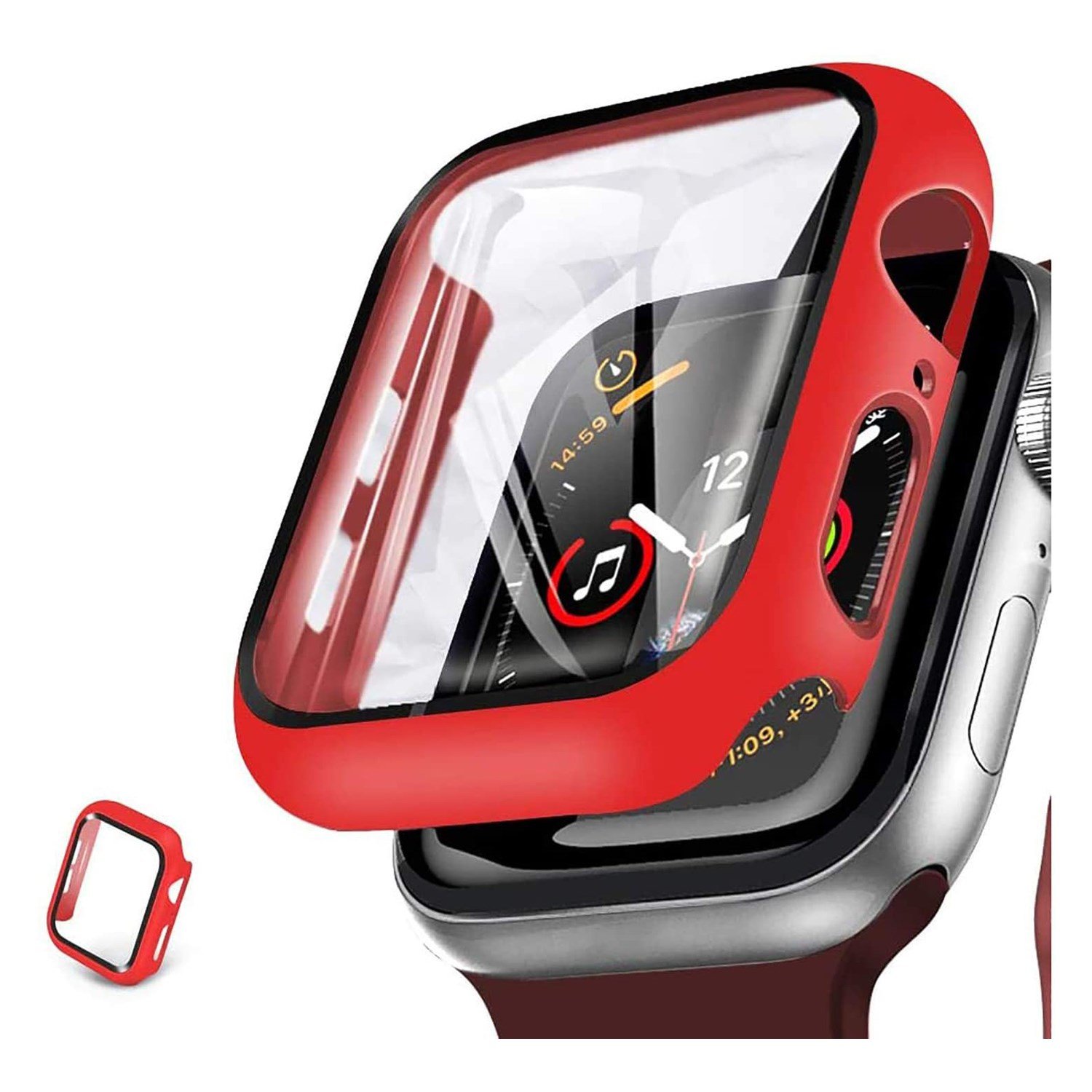 Nettech Apple Watch Series 4 42 mm Uyumlu 360 Ekran Kasa Koruma Full Cam Koruyucu NT-92349