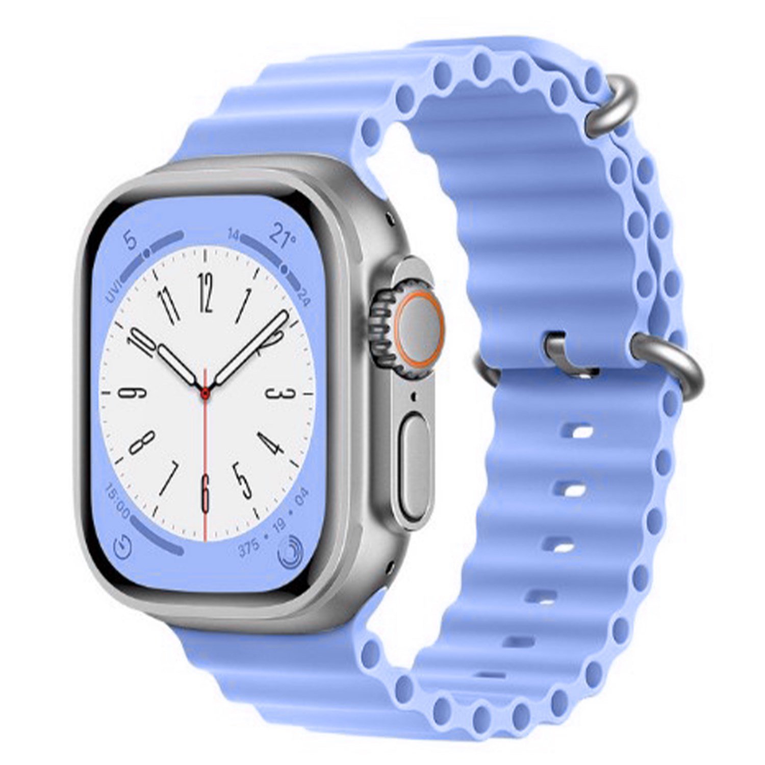 Nettech Apple Watch Series 41 mm Uyumlu Silikon Kordon NT-102963