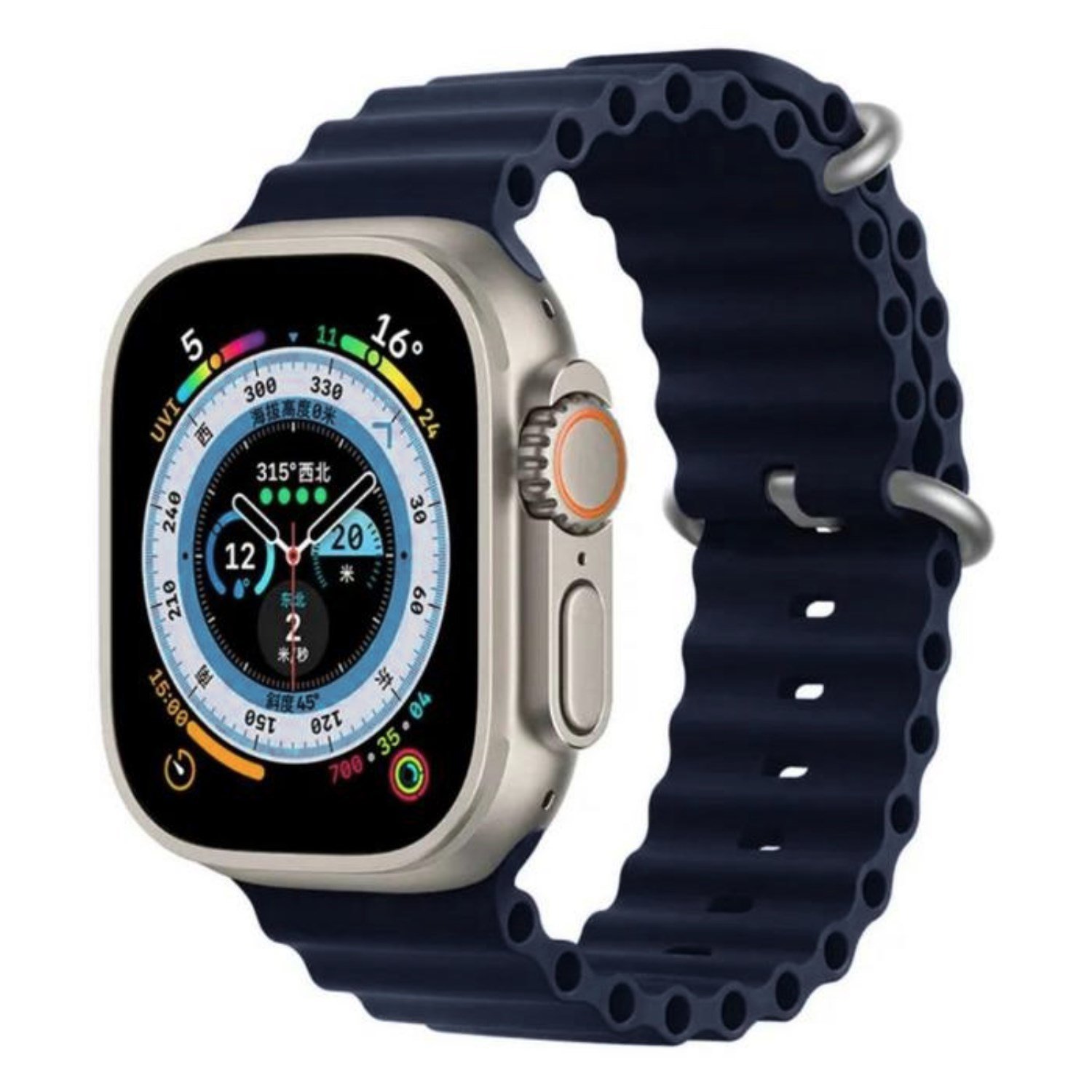 Nettech Apple Watch Series 41 mm Uyumlu Silikon Kordon NT-102963