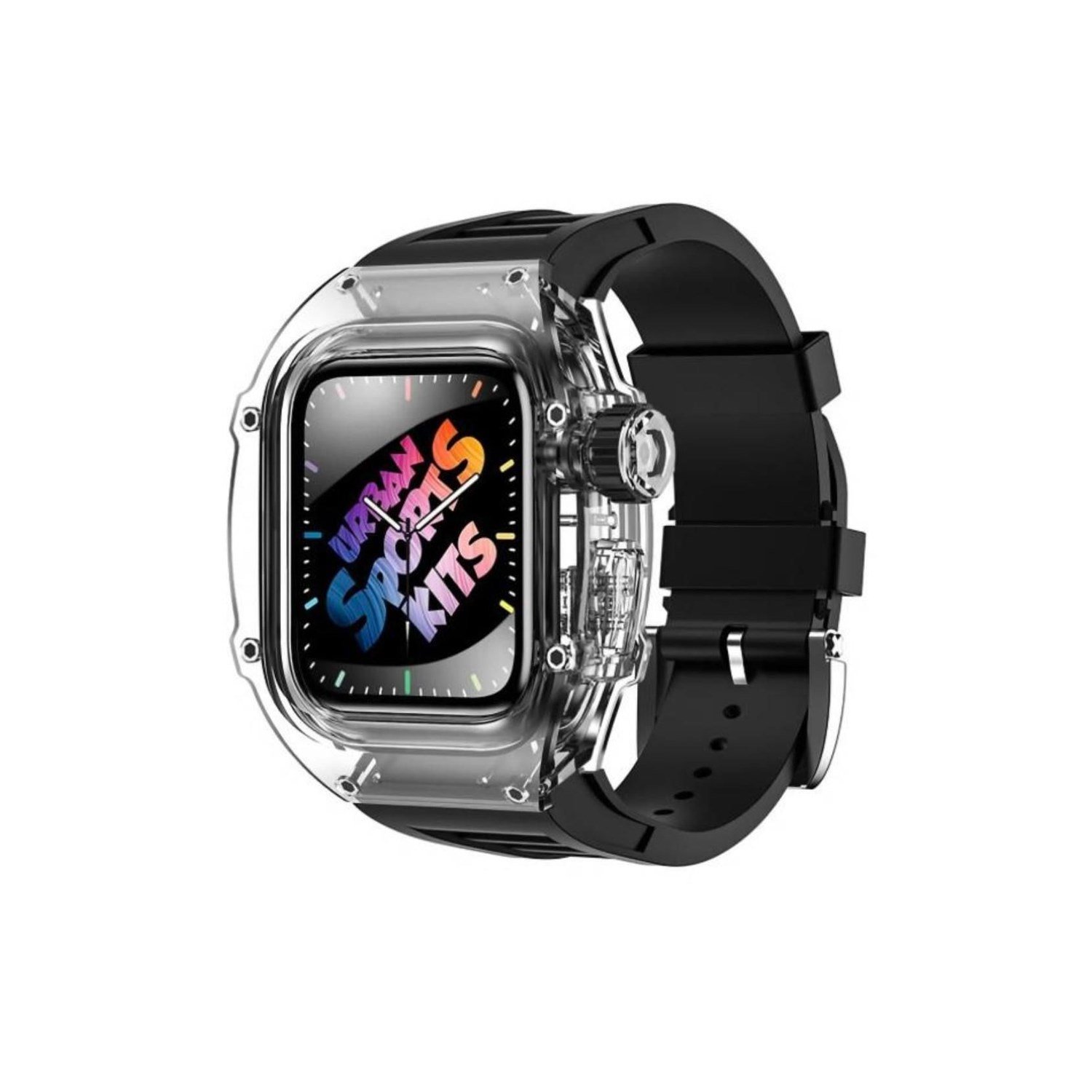 Nettech Apple Watch Ultra 49 mm Uyumlu Kasa Korumalı Kordon NT-110256