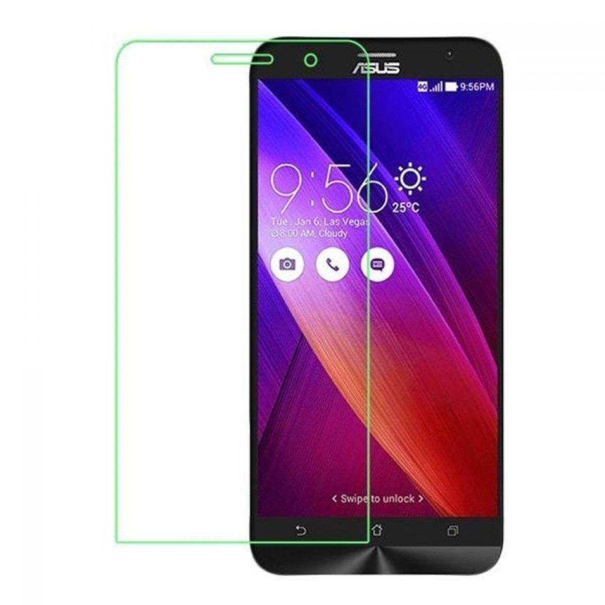 Nettech Asus Zenfone Selfie Zd551Kl Uyumlu Ön Koruma Cam Ekran Koruyucu NT-14832