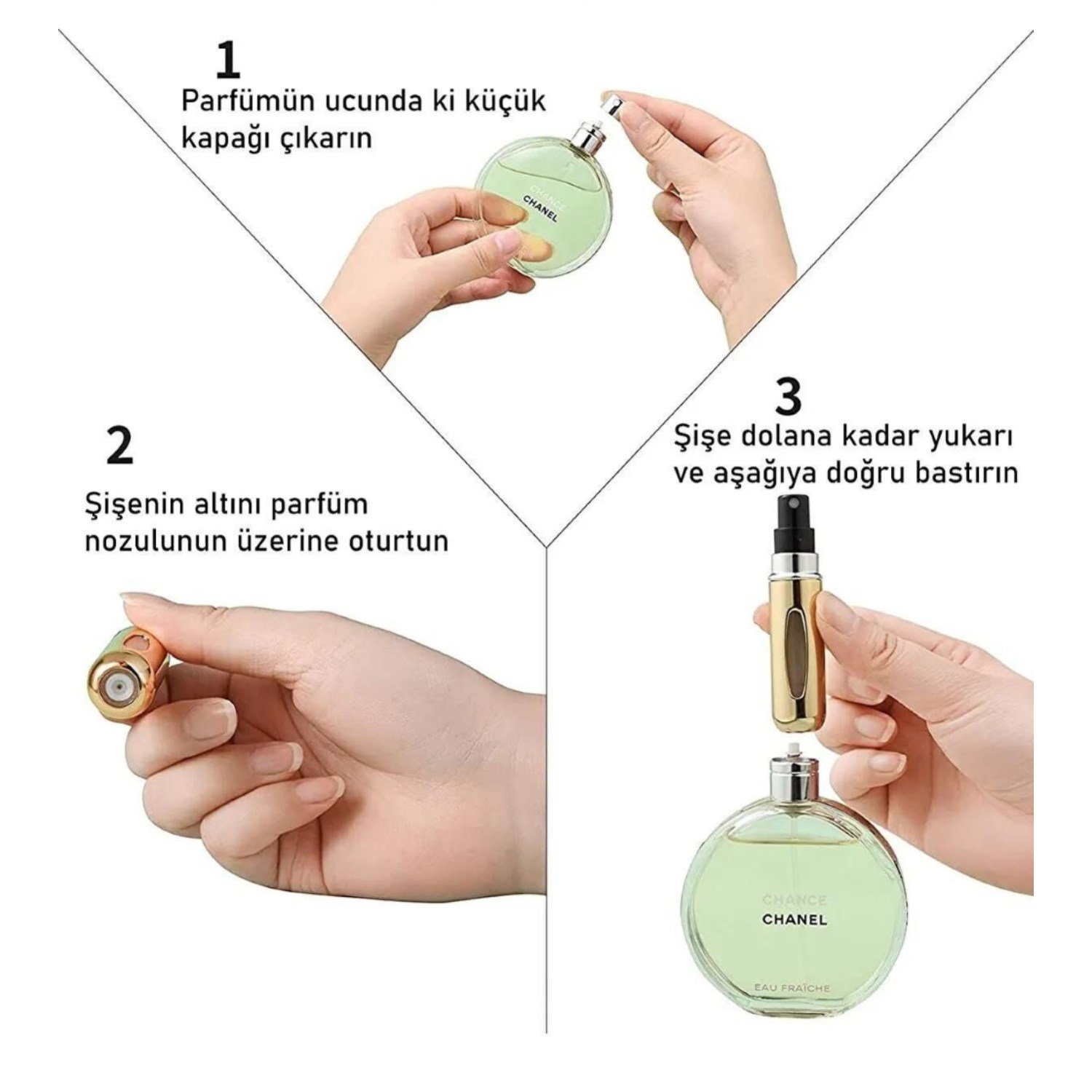 Nettech Ev-Ofis-Okul Cep Tipi 30 ML Parfüm Şişesi NT-91067
