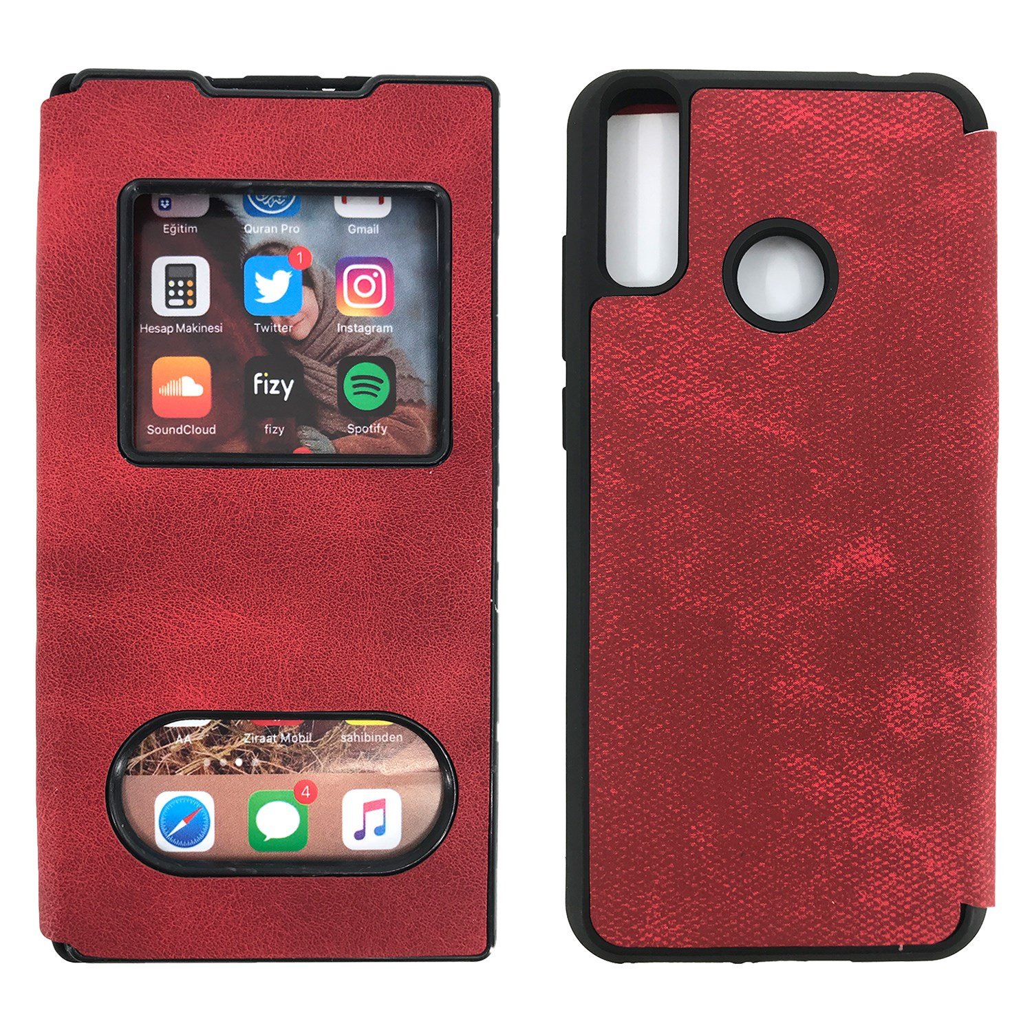 Nettech General Mobile GM10 Uyumlu Pencereli Kapaklı Kılıf NT-84507