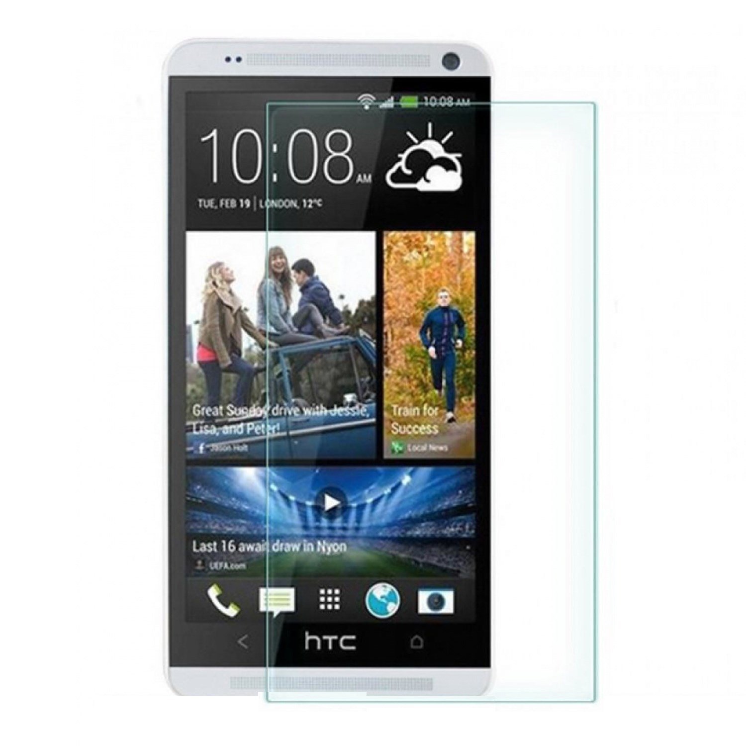 Nettech HTC One Max Uyumlu Ön Koruma Cam Ekran Koruyucu NT-14842