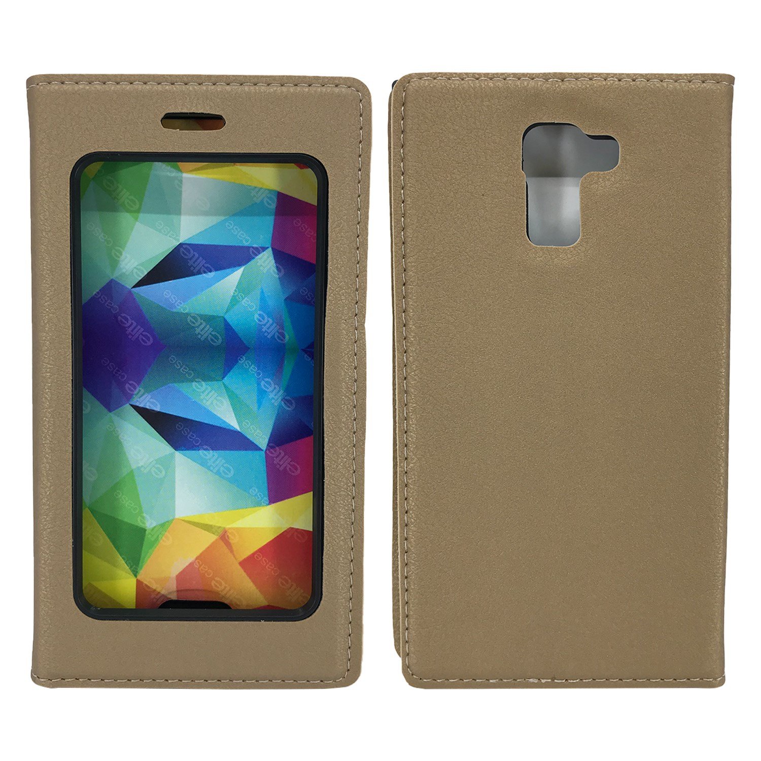 Nettech Huawei Honor 7 Uyumlu Pencereli Kapaklı Kılıf VR-6528