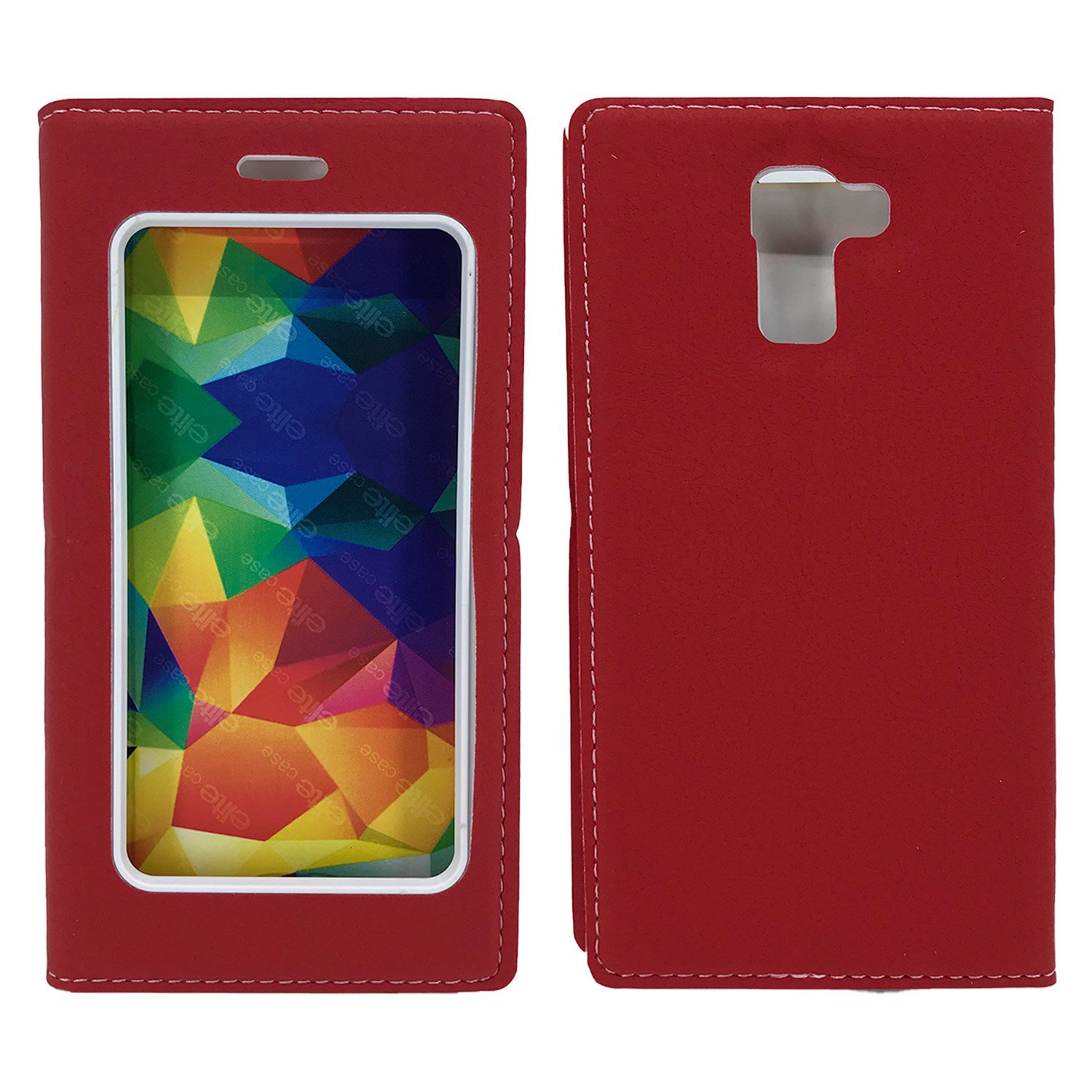 Nettech Huawei Honor 7 Uyumlu Pencereli Kapaklı Kılıf VR-6528