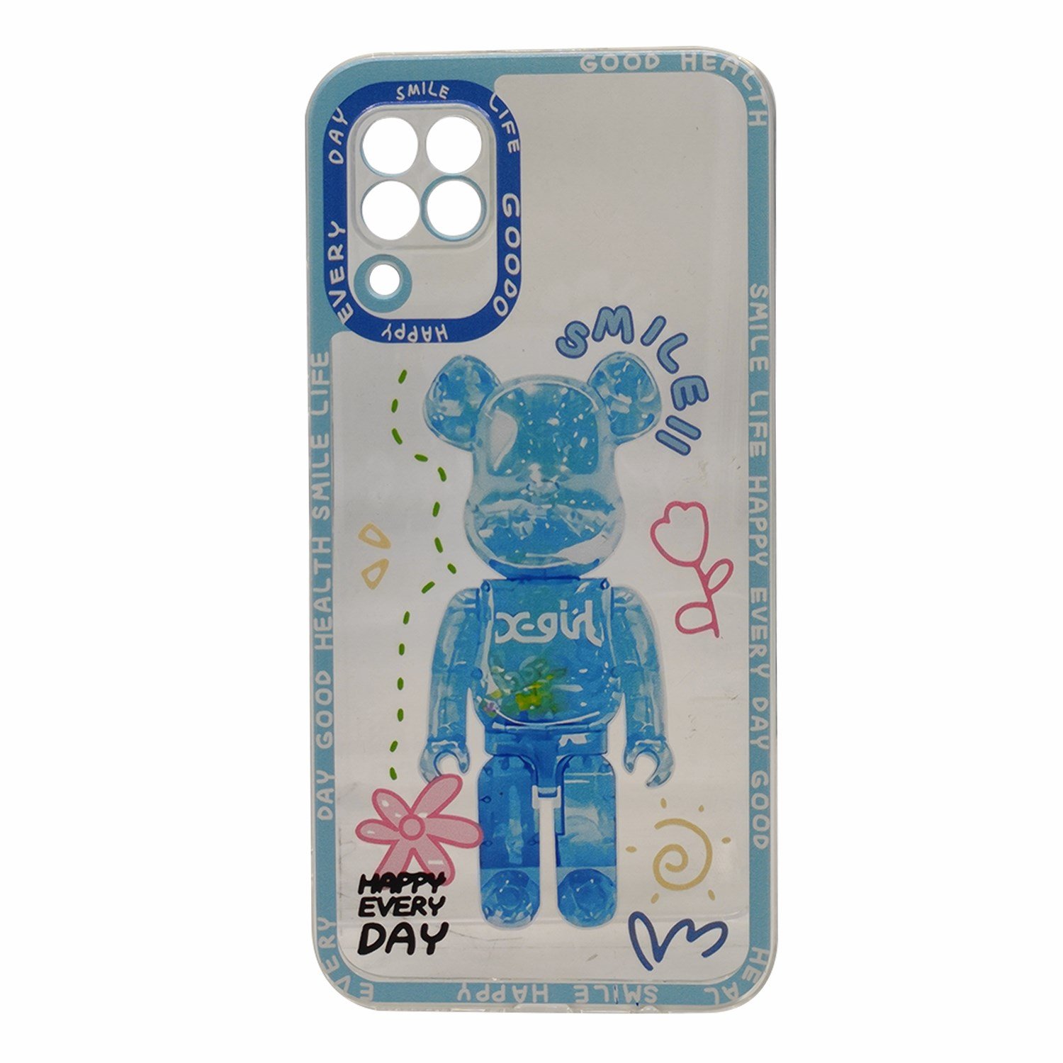 Nettech Huawei P40 Lite Uyumlu Kristal Carachter Seri Arka Koruma Kılıf NT-95000