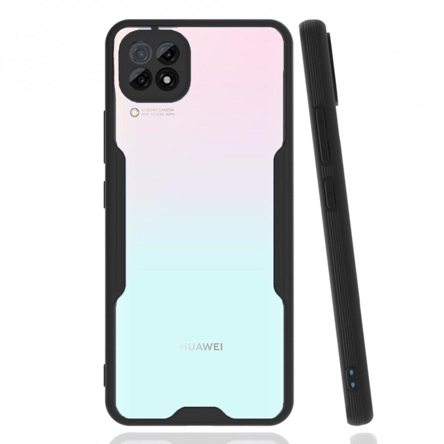 Nettech Huawei P40 Lite Uyumlu Platin Seri Arka Koruma Kılıf NT-86426