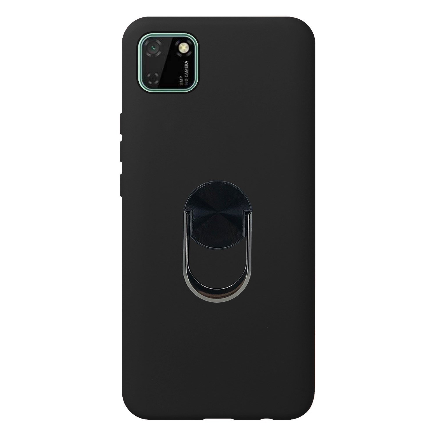 Nettech Huawei Y5p Uyumlu Leather Ring Nano Arka Koruma Kılıf NT-83045