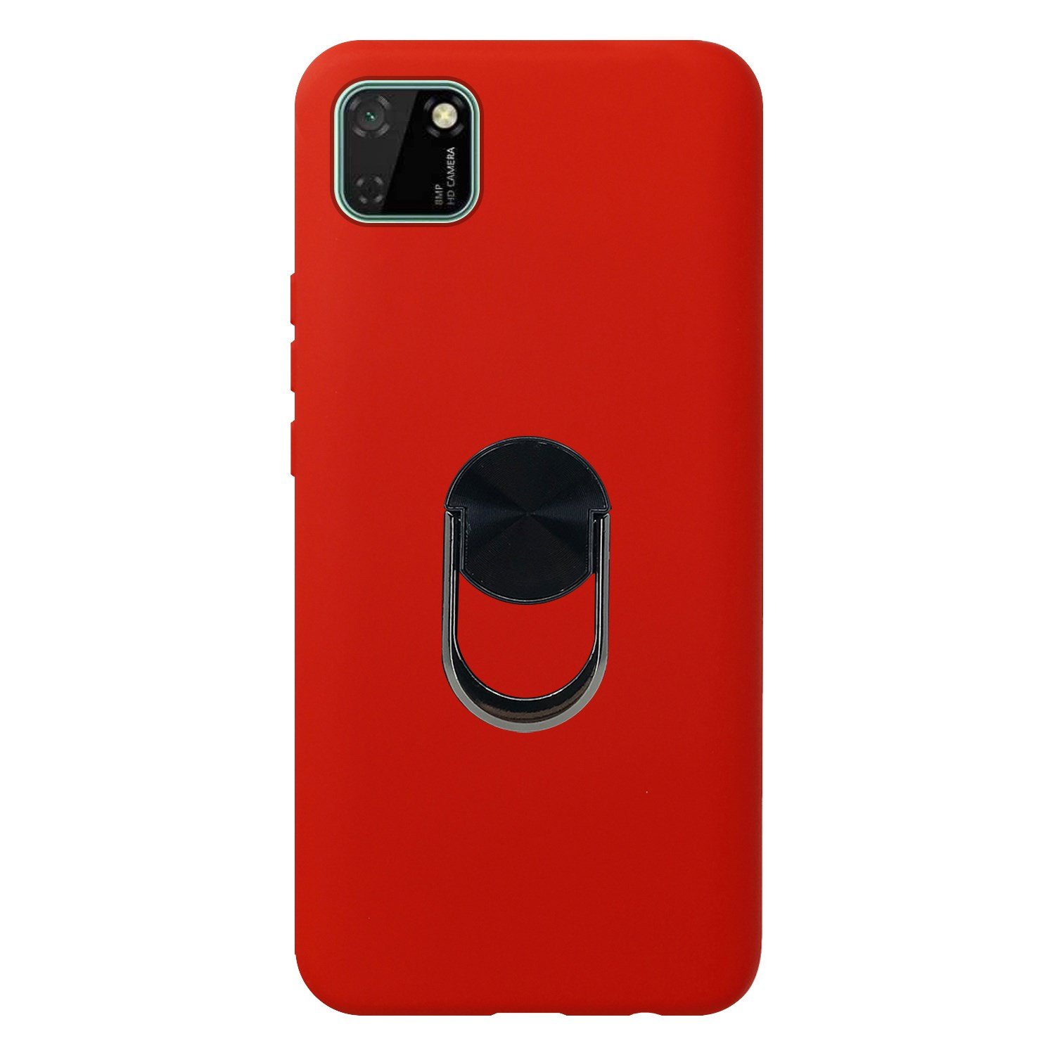 Nettech Huawei Y5p Uyumlu Leather Ring Nano Arka Koruma Kılıf NT-83045