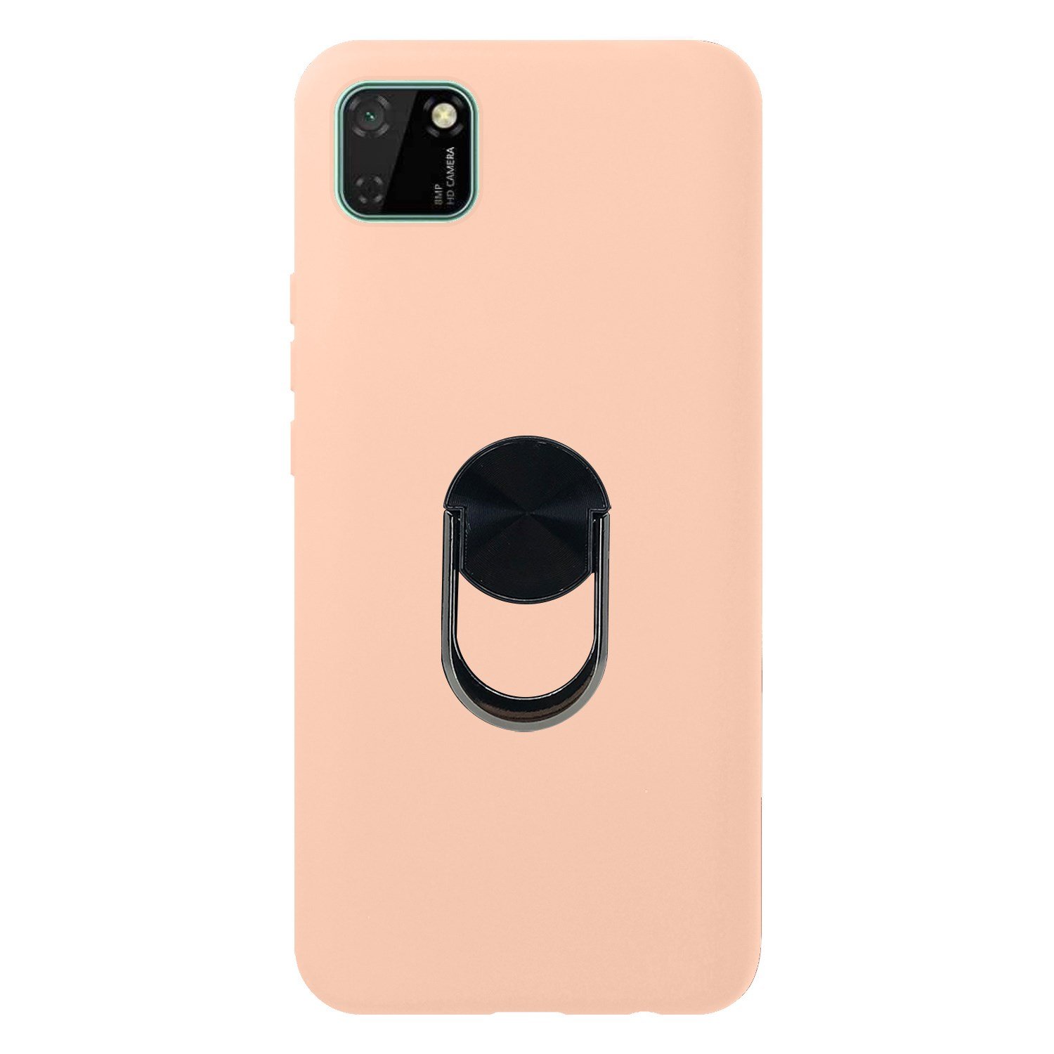 Nettech Huawei Y5p Uyumlu Leather Ring Nano Arka Koruma Kılıf NT-83045