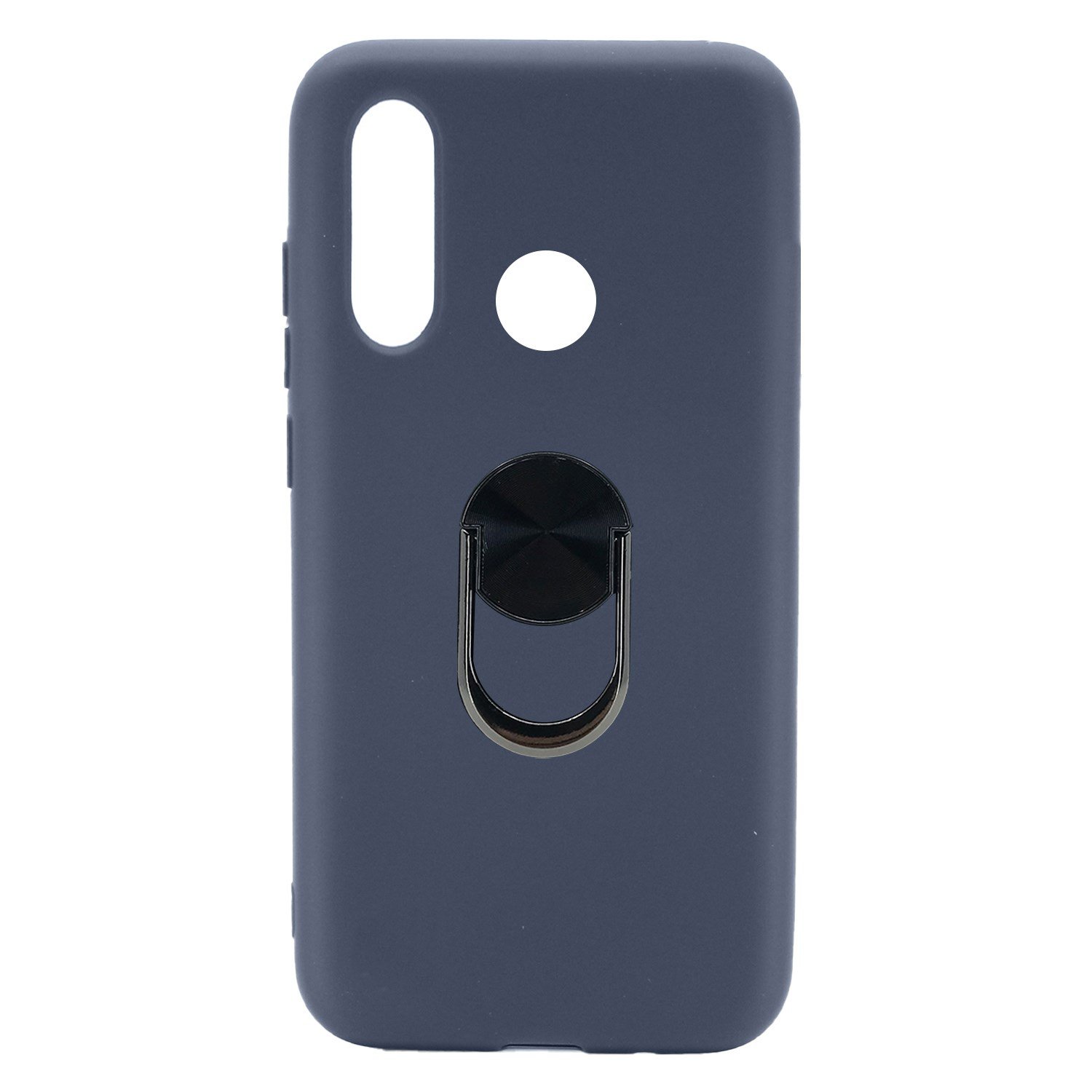 Nettech Huawei Y6P Uyumlu Leather Ring Nano Arka Koruma Kılıf NT-83068