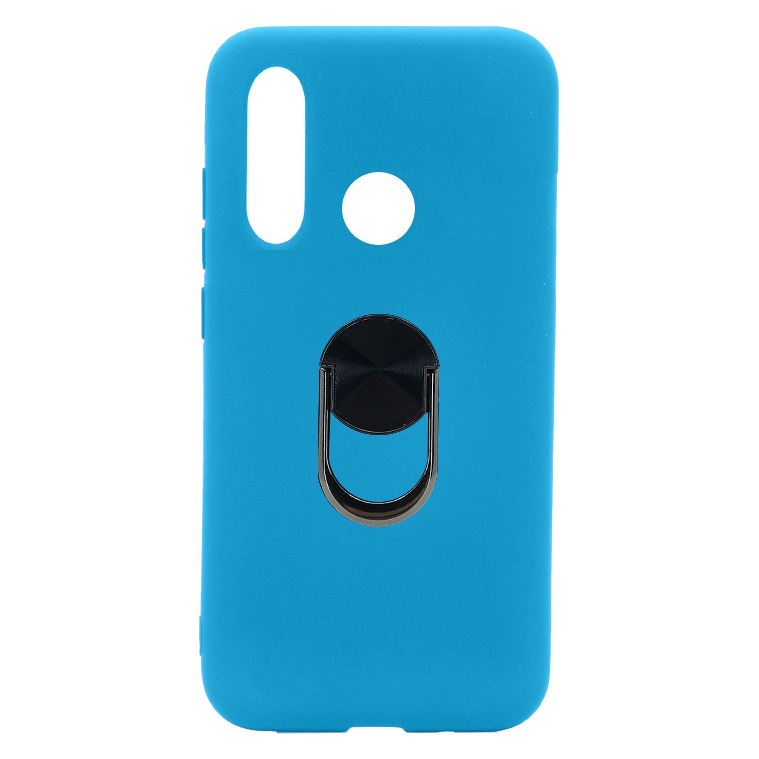 Nettech Huawei Y6P Uyumlu Leather Ring Nano Arka Koruma Kılıf NT-83068