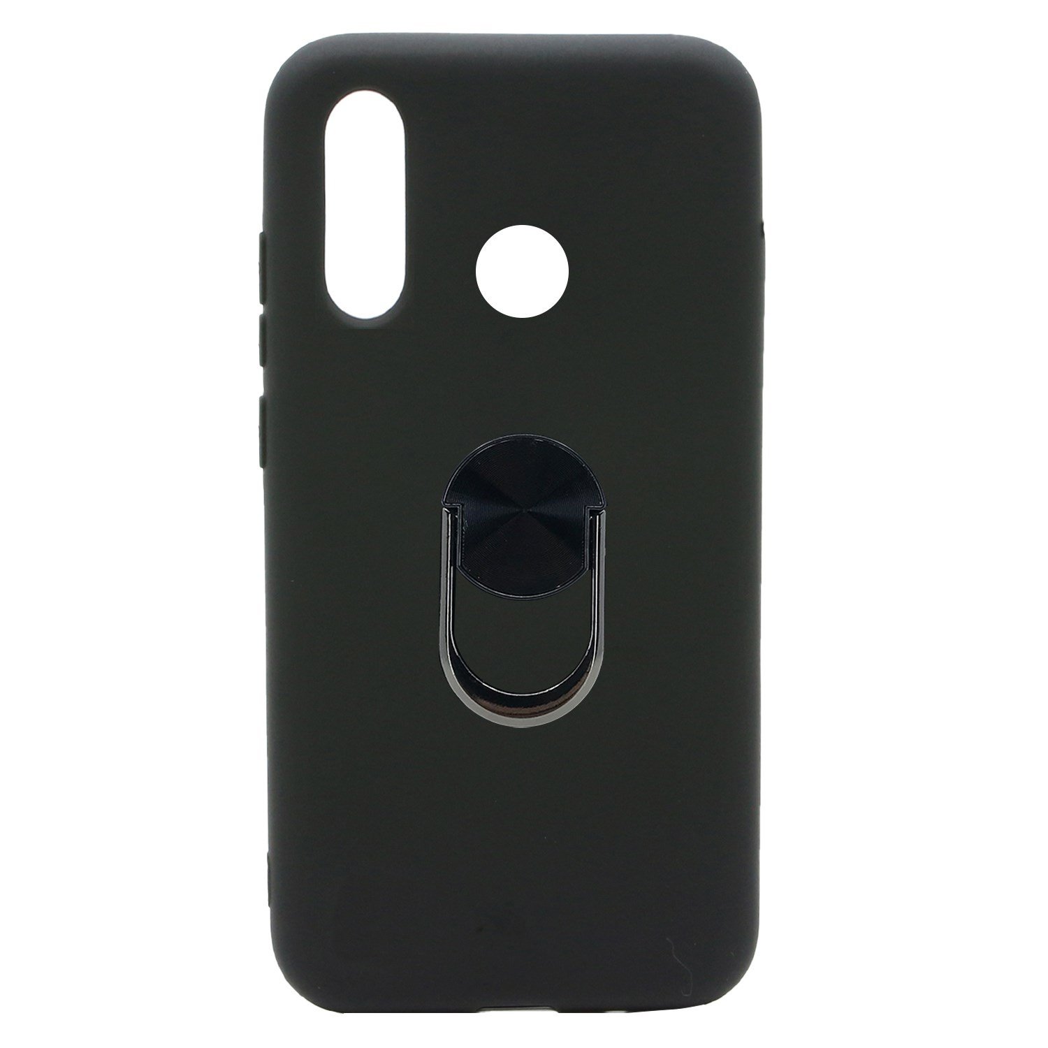 Nettech Huawei Y6P Uyumlu Leather Ring Nano Arka Koruma Kılıf NT-83068