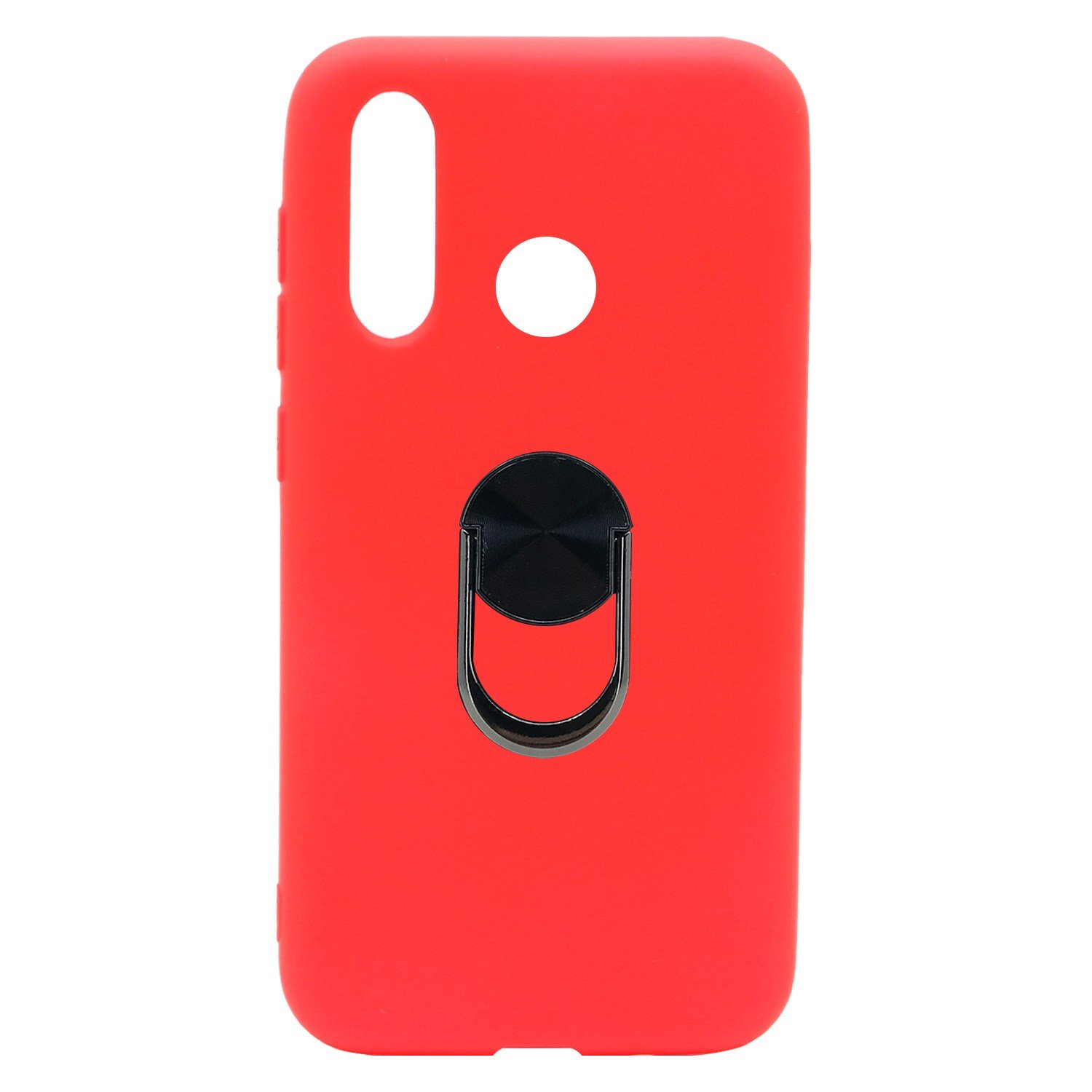 Nettech Huawei Y6P Uyumlu Leather Ring Nano Arka Koruma Kılıf NT-83068