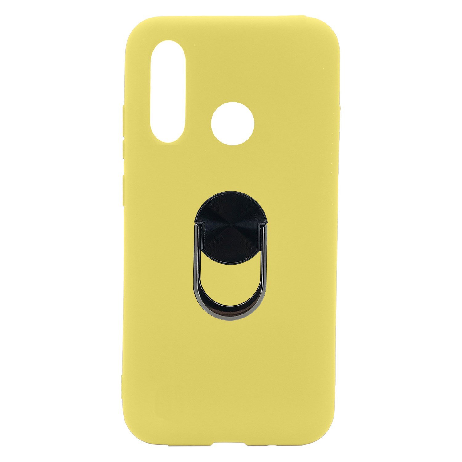 Nettech Huawei Y6P Uyumlu Leather Ring Nano Arka Koruma Kılıf NT-83068