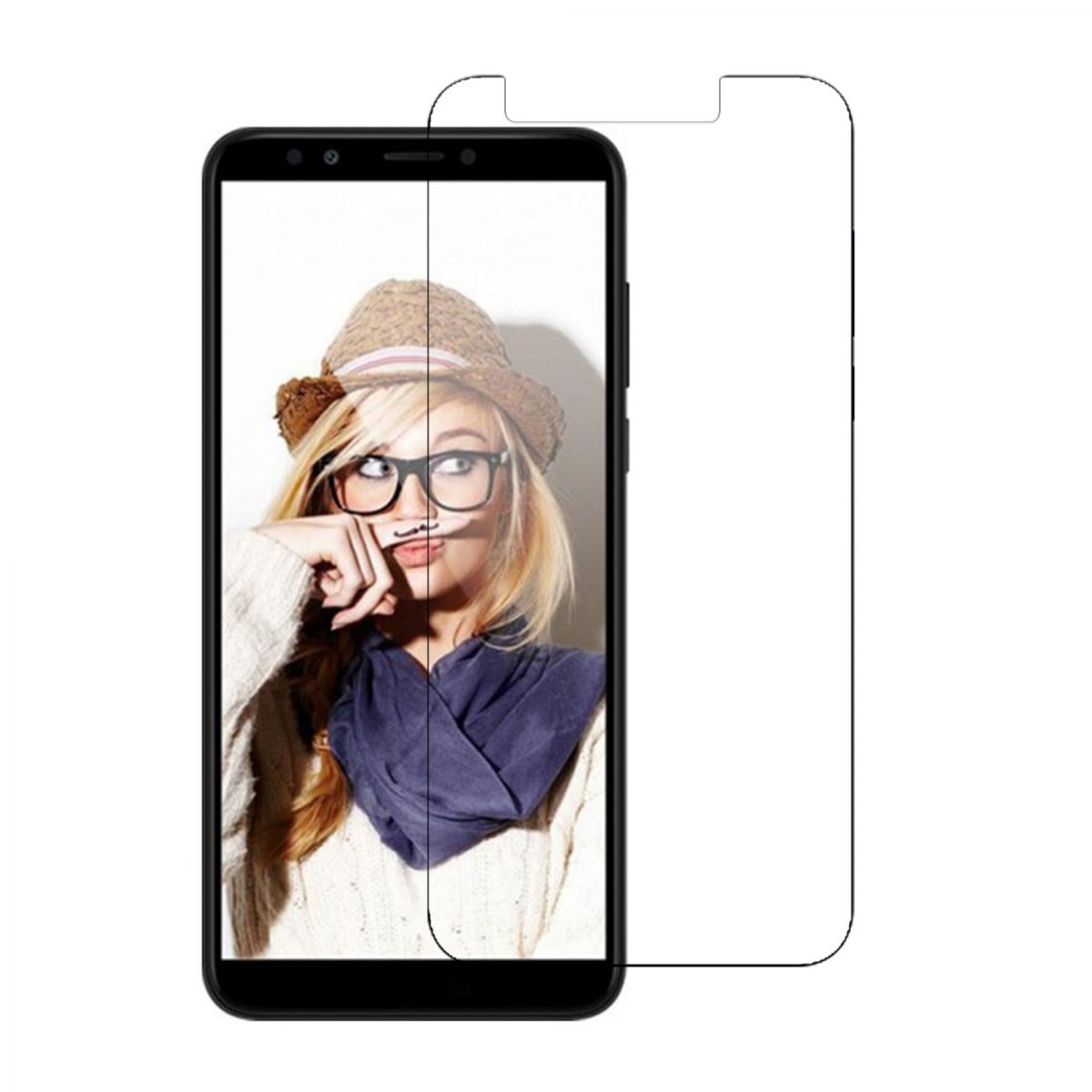 Nettech Huawei Y7 2018 Uyumlu Ön Koruma Cam Ekran Koruyucu NT-26041