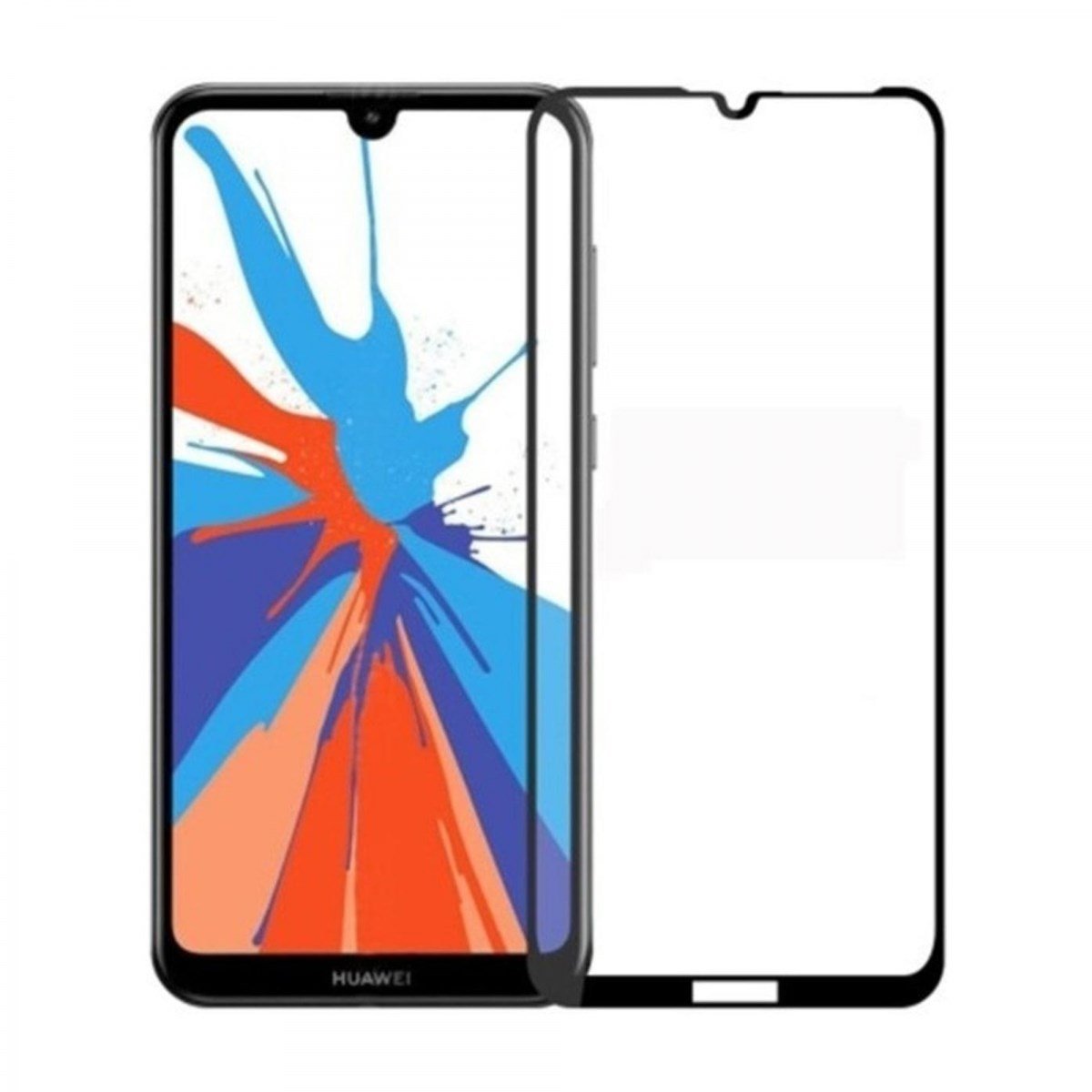 Nettech Huawei Y7 2019 Uyumlu 5D Glas Full Cam Koruyucu VR-14878