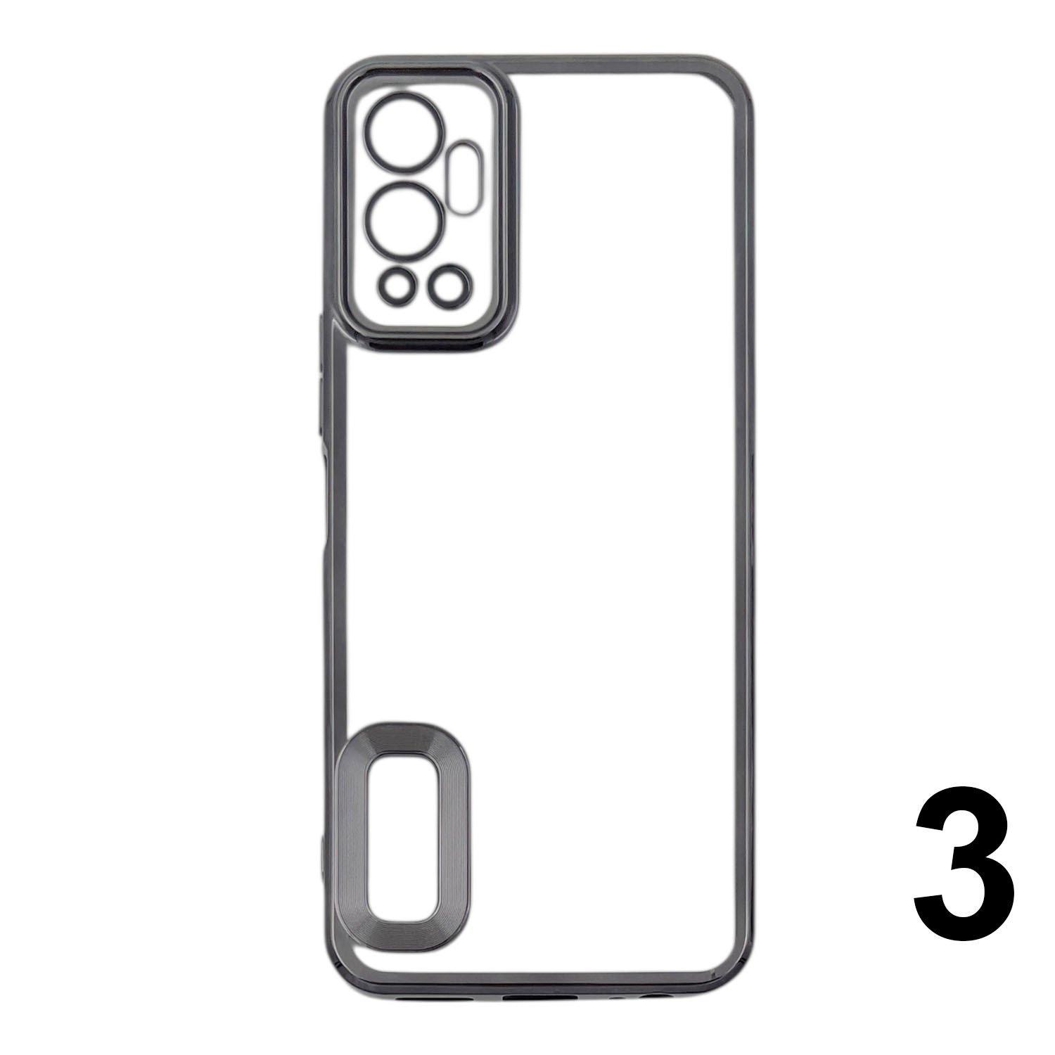 Nettech İnfinix Hot 12 Uyumlu Round Silikon Seri Arka Koruma Kılıf NT-113456