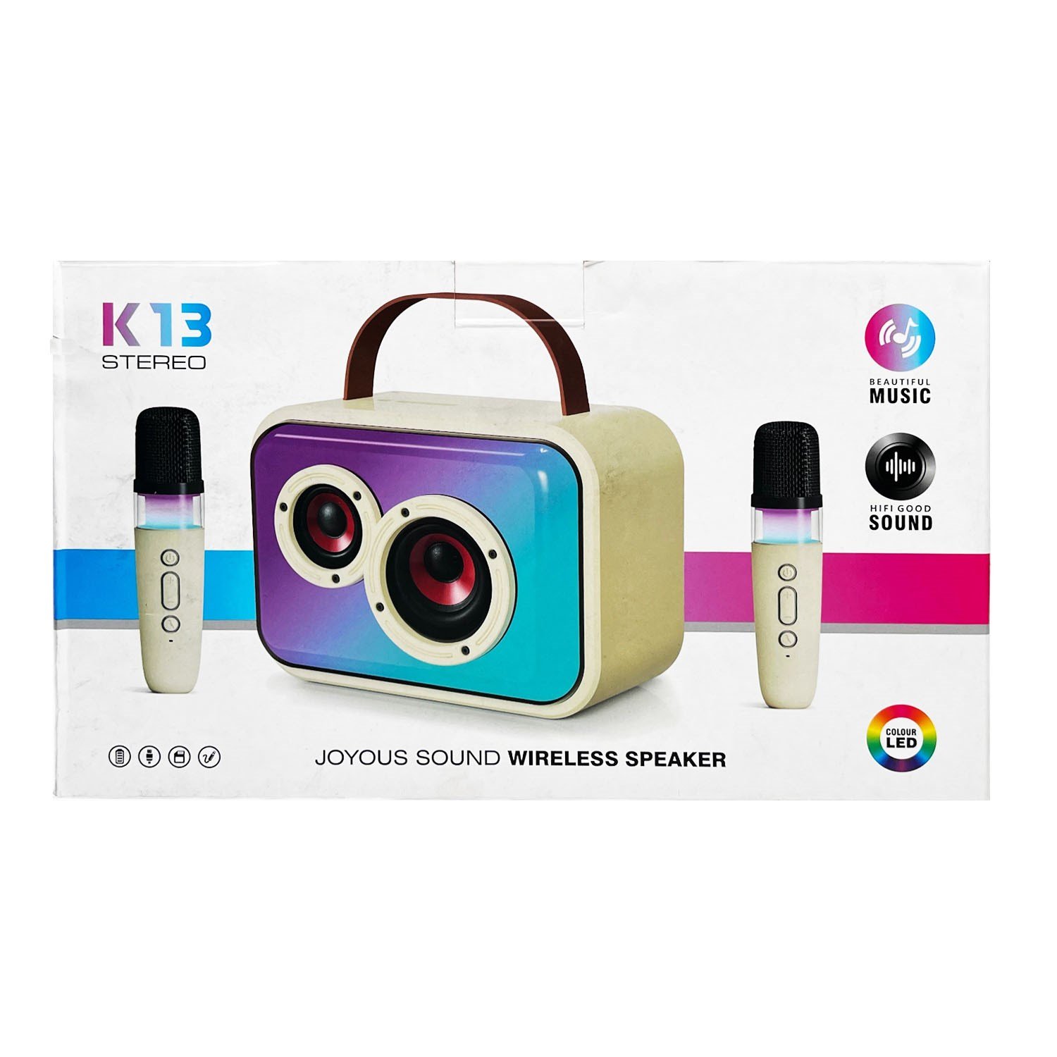 Nettech K13 Karaoke Box Kablosuz Hoparlör - Speaker NT-108818