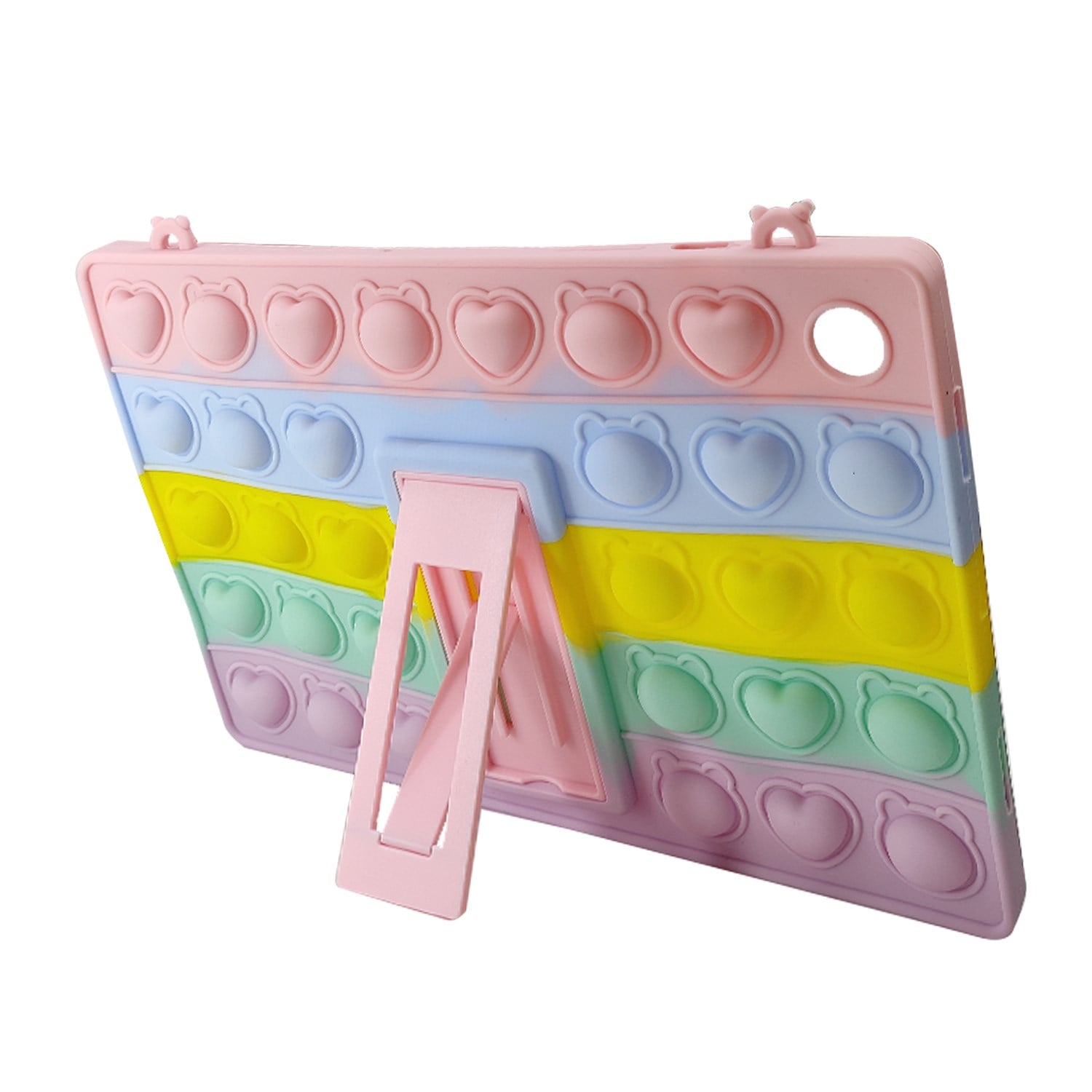 Nettech Lenovo M10 2.Nesil Uyumlu Standlı Pop It Arka Koruma NT-104937