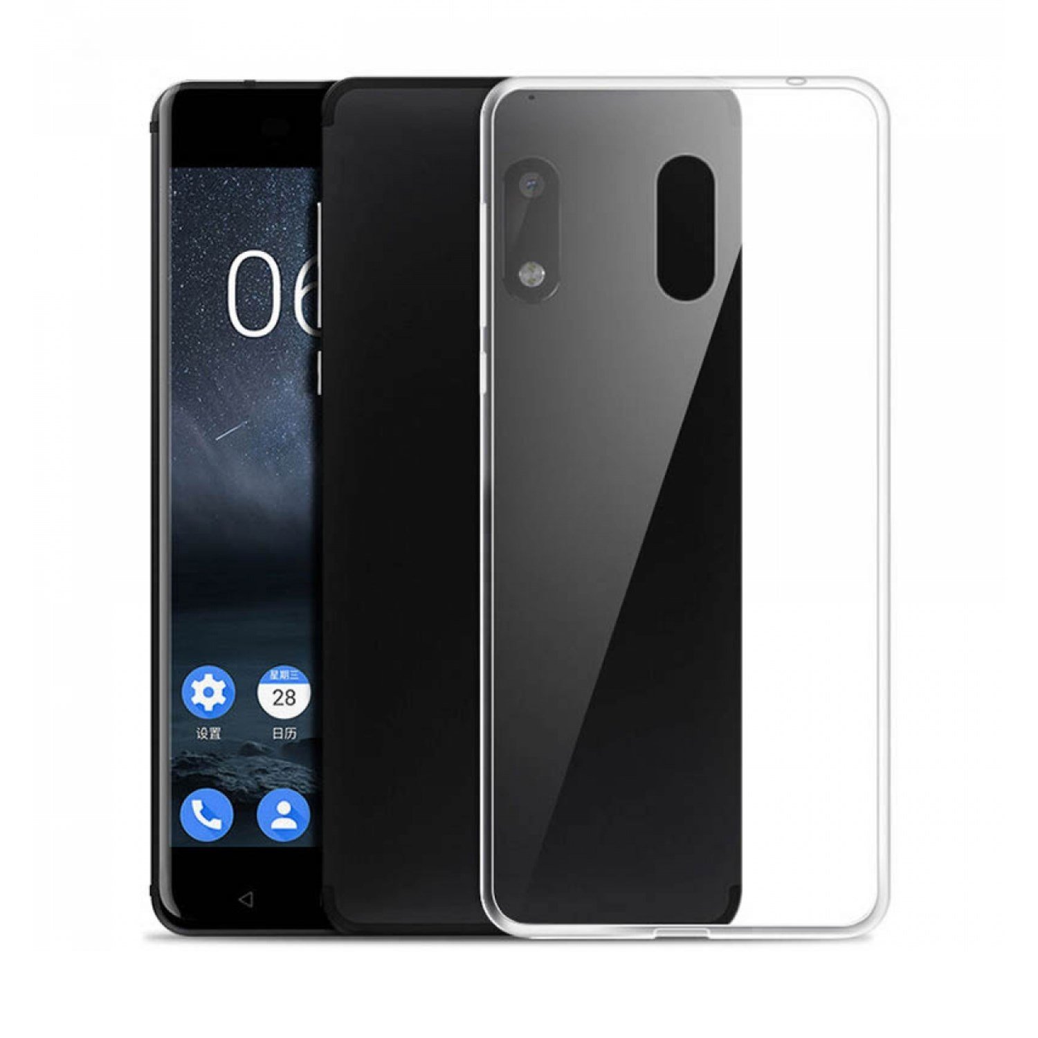 Nettech Nokia 5 Uyumlu Şeffaf Seri Arka Koruma Kılıf VR-6332