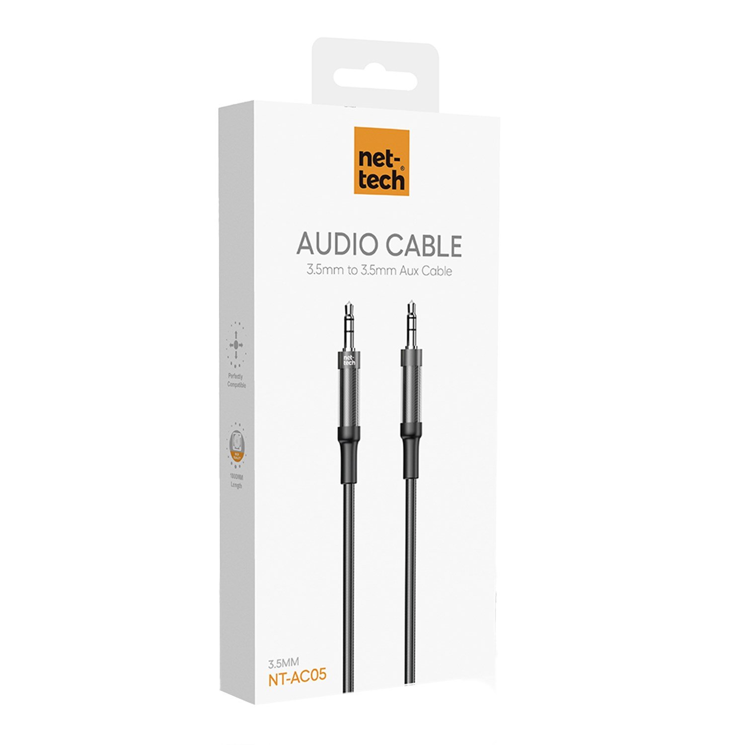 Nettech NT-AC05 3.5mm Plastik 100 Cm Aux Kablo NT-108324