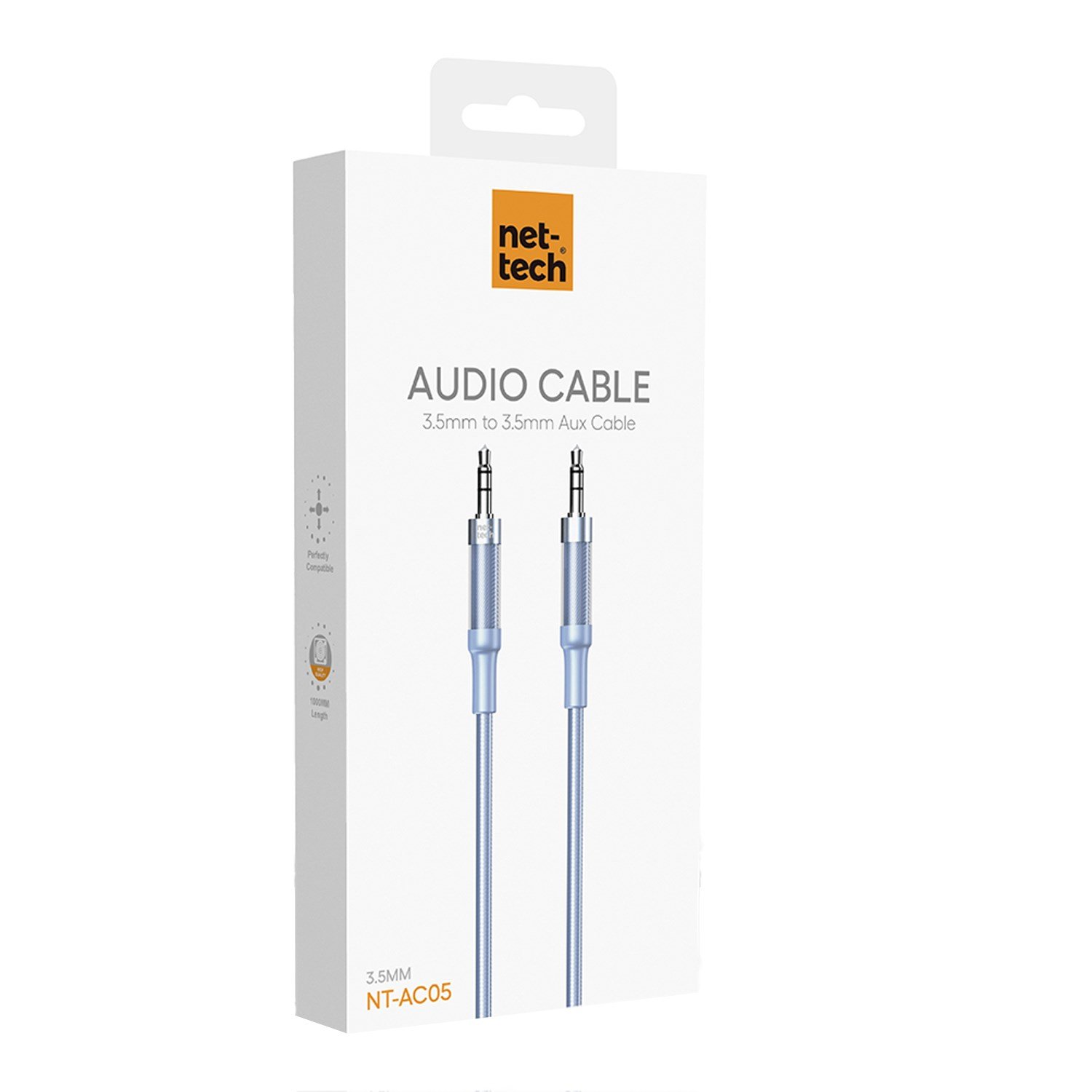 Nettech NT-AC05 3.5mm Plastik 100 Cm Aux Kablo NT-108324