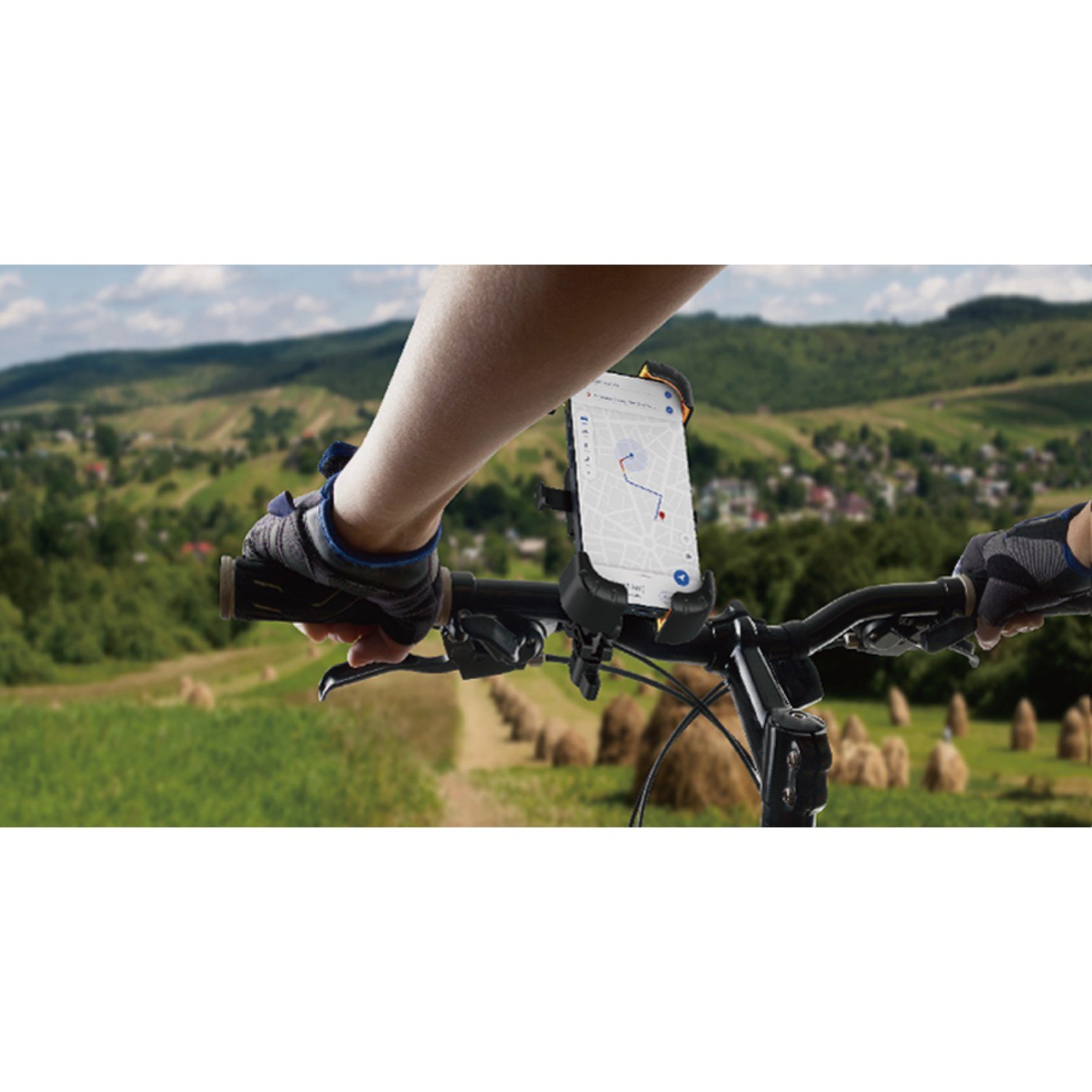 Nettech NT-CHC21 Bisiklet-Motosiklet Kıskaçlı Telefon Tutucu NT-106762
