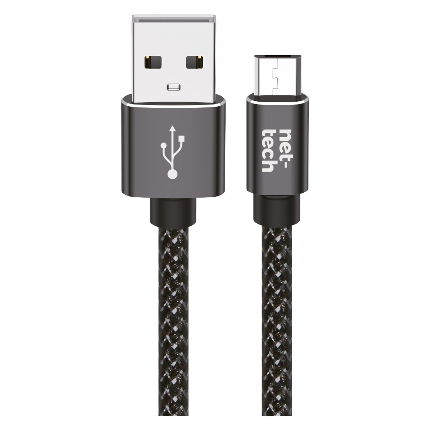 Nettech NT-DC02 İp Örgü 300 Cm Micro Şarj ve Data Kablosu NT-31111