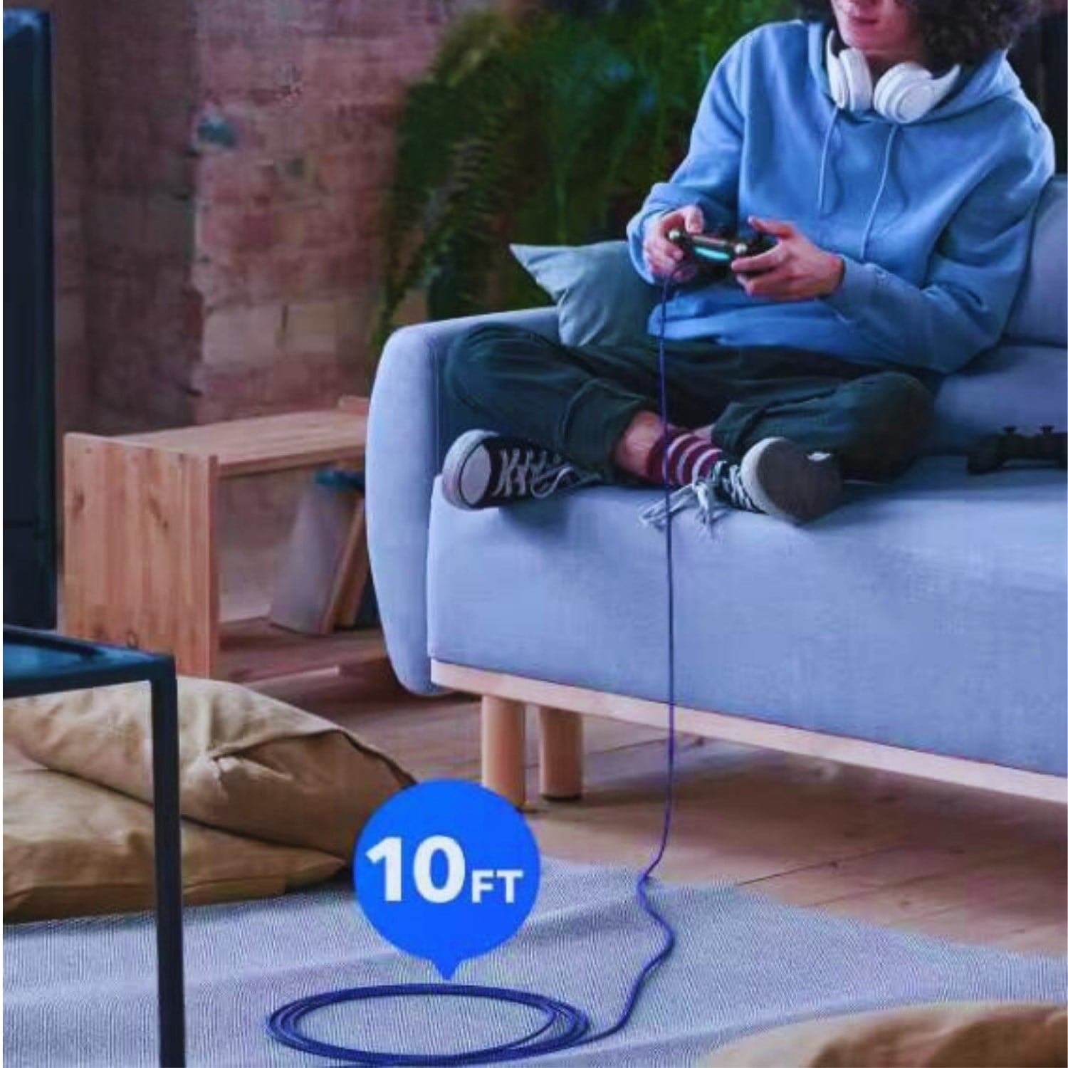 Nettech NT-DC02 İp Örgü 300 Cm Micro Şarj ve Data Kablosu NT-31111