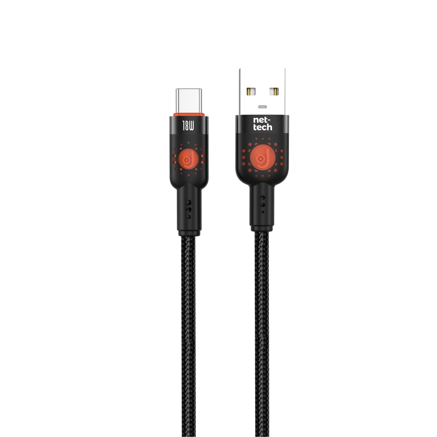 Nettech NT-DC31 18W Plastik 100 Cm Type-C Şarj ve Data Kablosu NT-108293